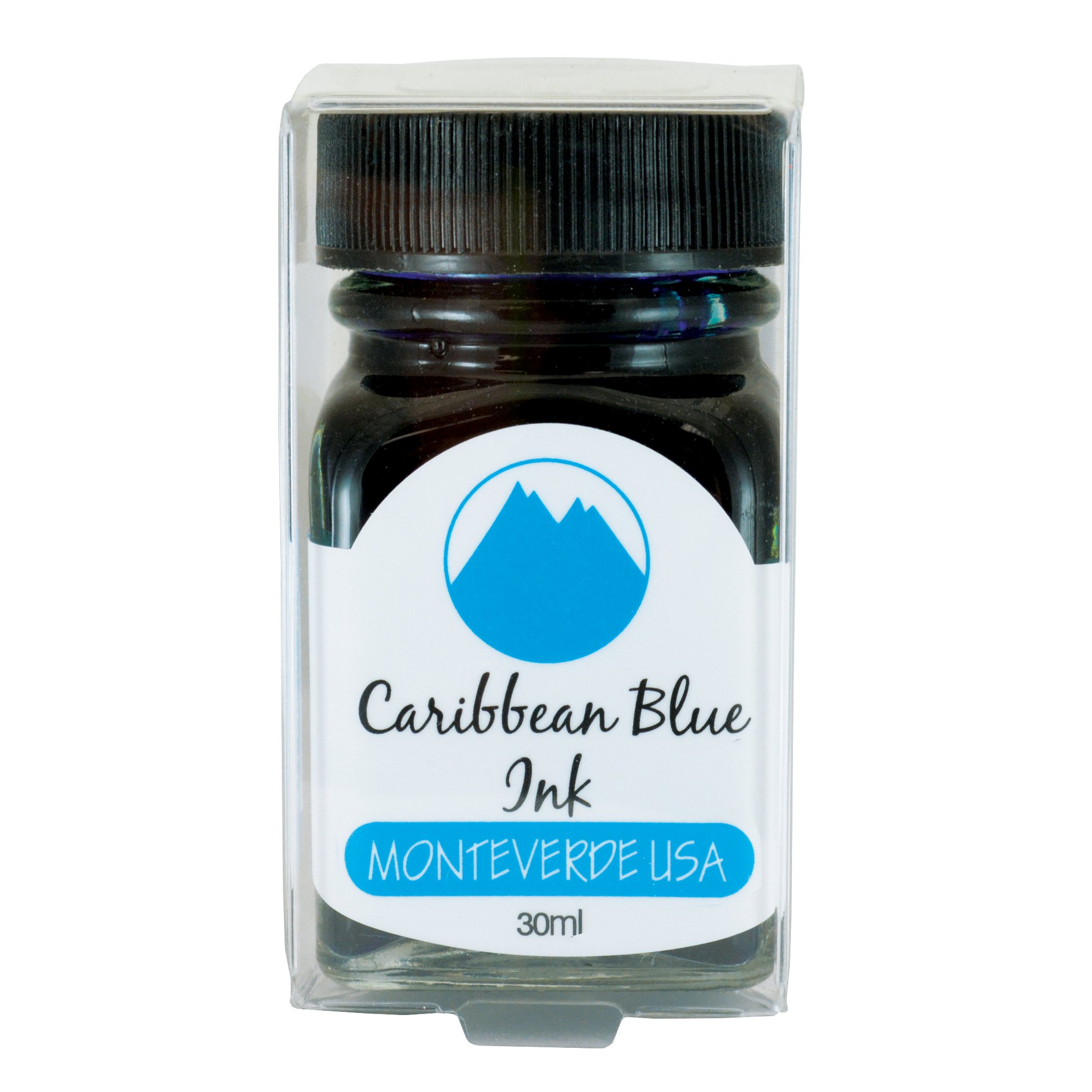 Monteverde g309cu 30 ml frasco de tinta – Caribe azul