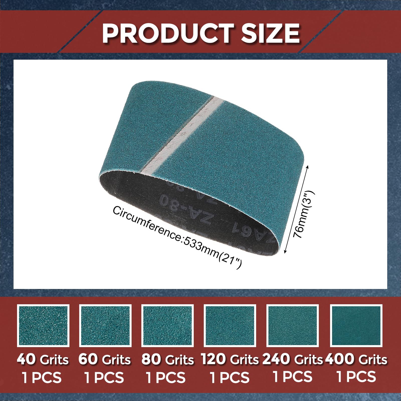 Kozelo 10 Pack Sanding Belt - Image 2