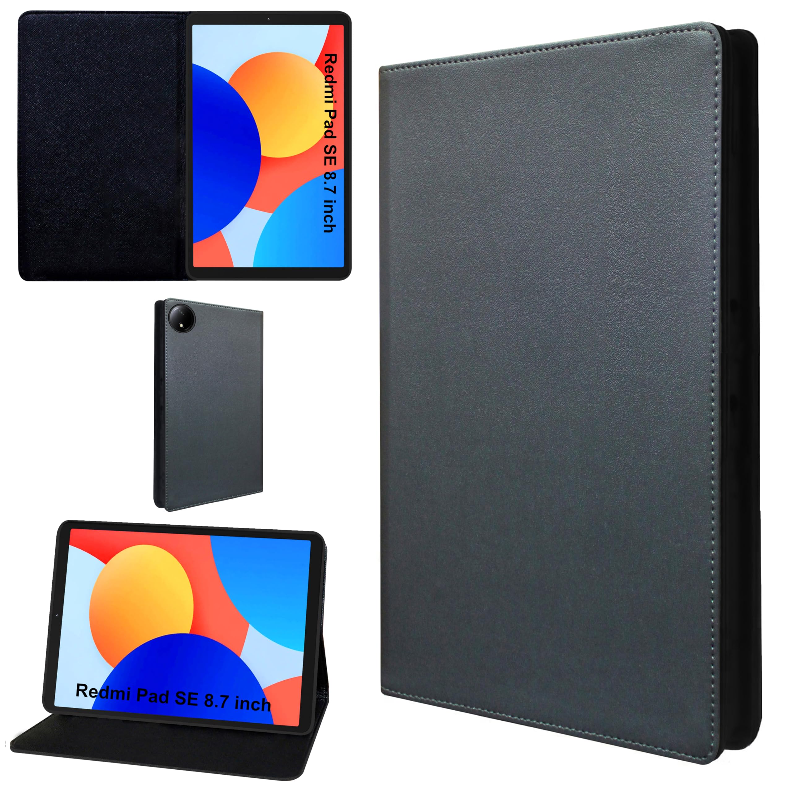 TGK Flip Case Cover for Redmi Pad SE 8.7 inch Tablet (Grey