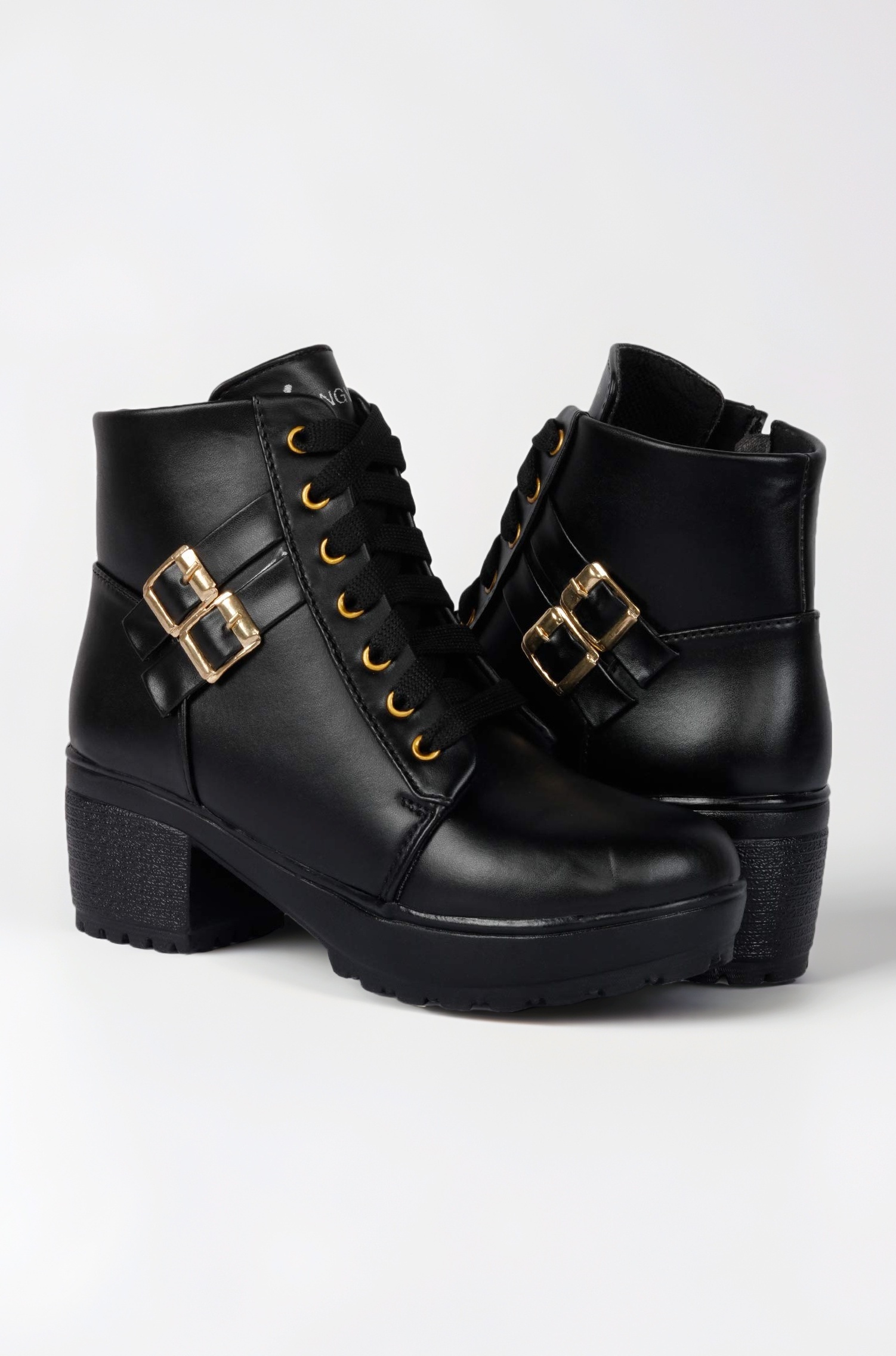 Women Fashion Casual Boot High Ankle Heel for Girls Boot