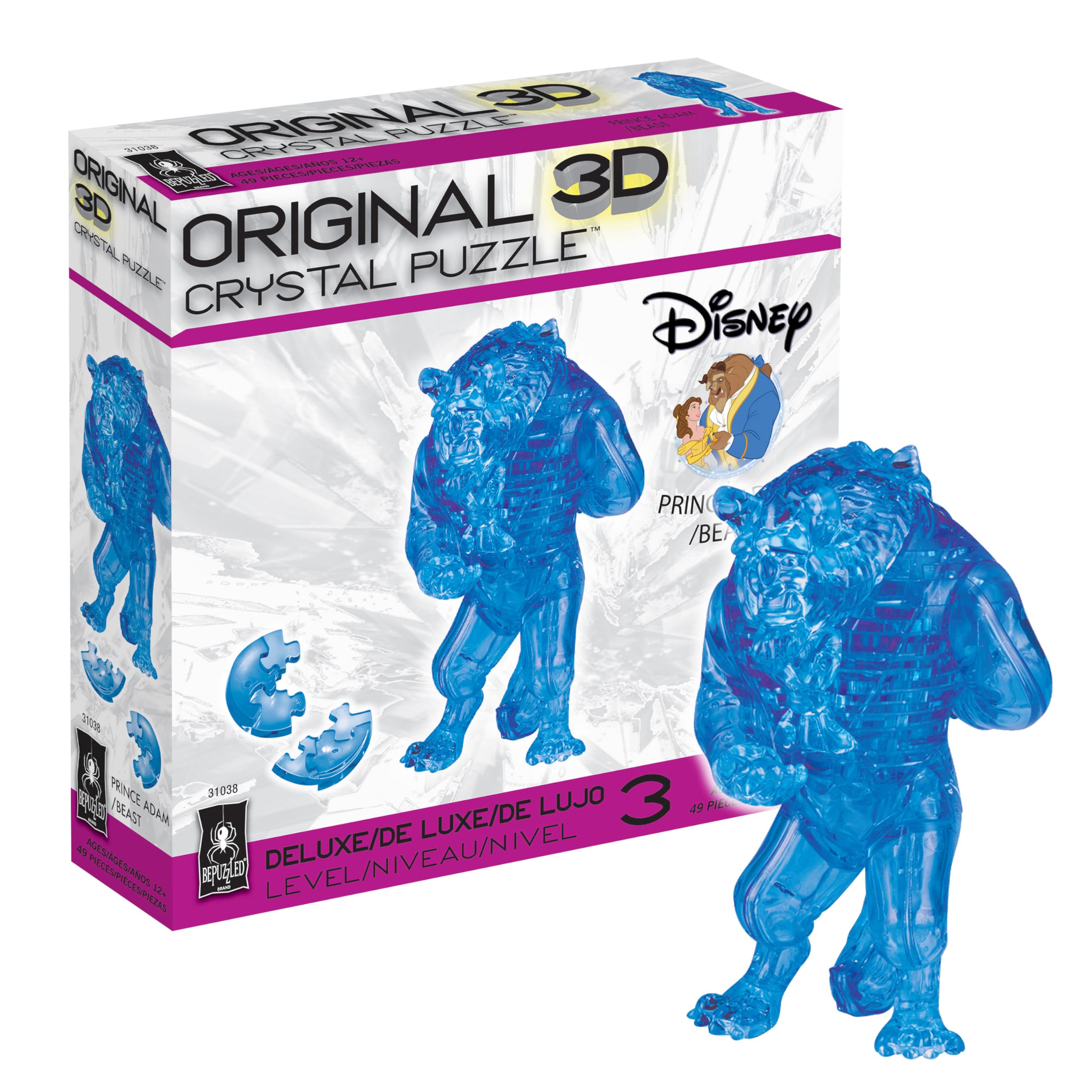 Amazon.com: BePuzzled Deluxe 3D Crystal Jigsaw Puzzle - Prince