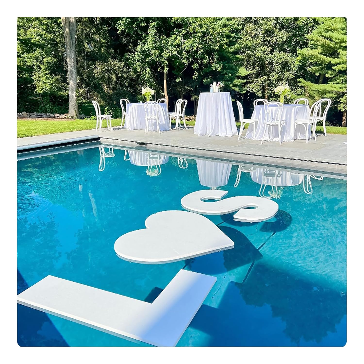 Amazon.com: Floating Pool Letters | Pool Foam Letters, Wedding Pool