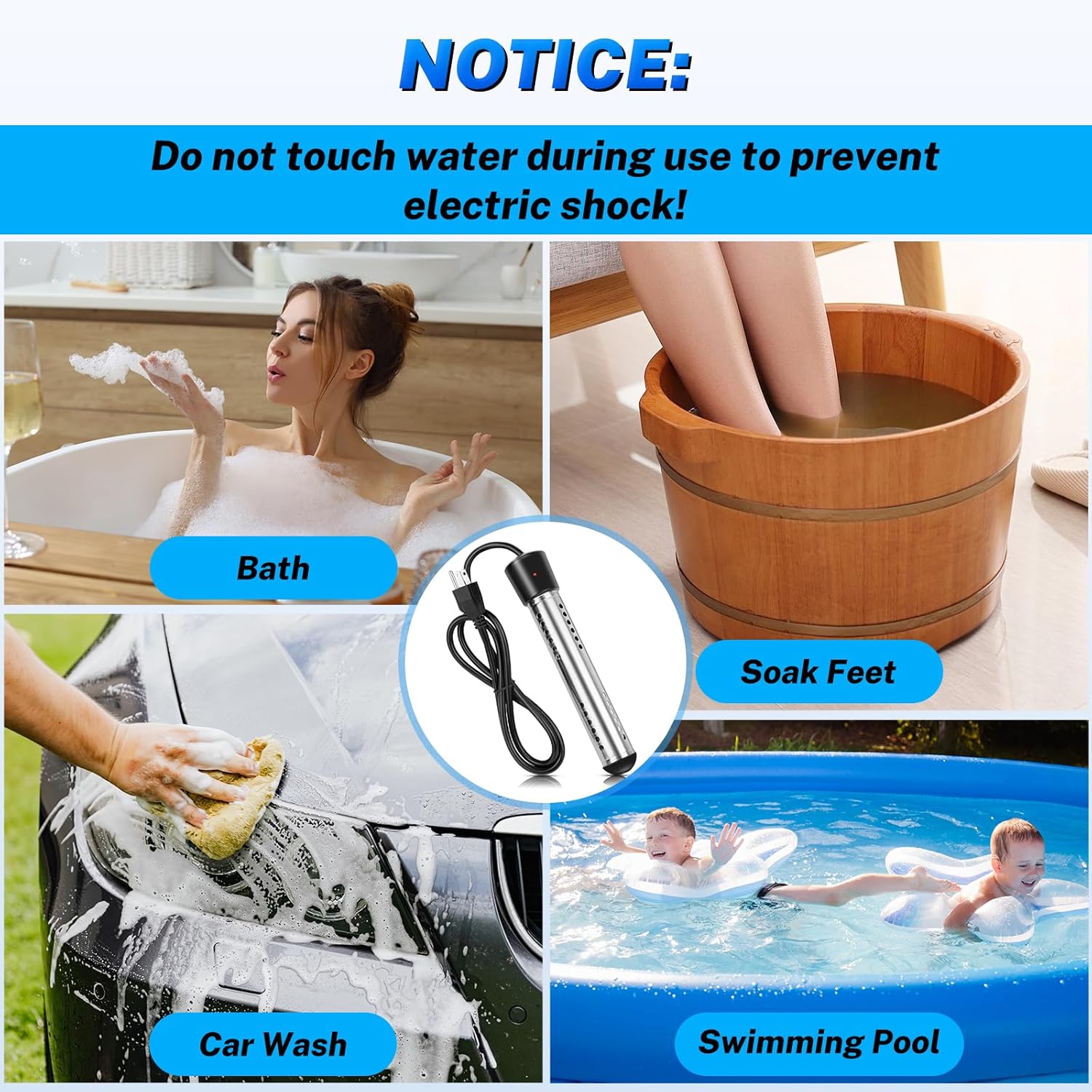 2000W Immersion Water Heater, Electric Portable Kenya Ubuy