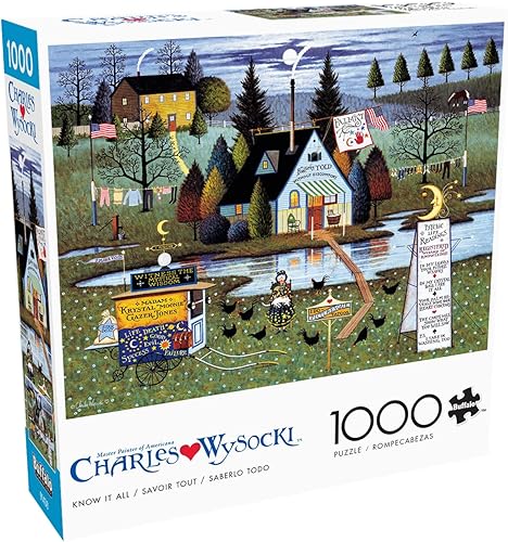 Vista 14 de Buffalo Games - Charles Wysocki - Witch's Bay - Rompecabezas de 1000 piezas para adultos - Rompecabezas desafiante perfecto para noches de juego