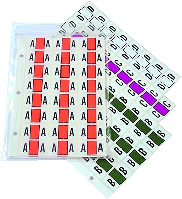 Doctor Stuff - Alphabet Letters for File Folders, Binder Refills on  Ringbook Sheets, 3120 Assorted Labels, NO Binder or Indexes, Jeter 5800 -  JTAM ...