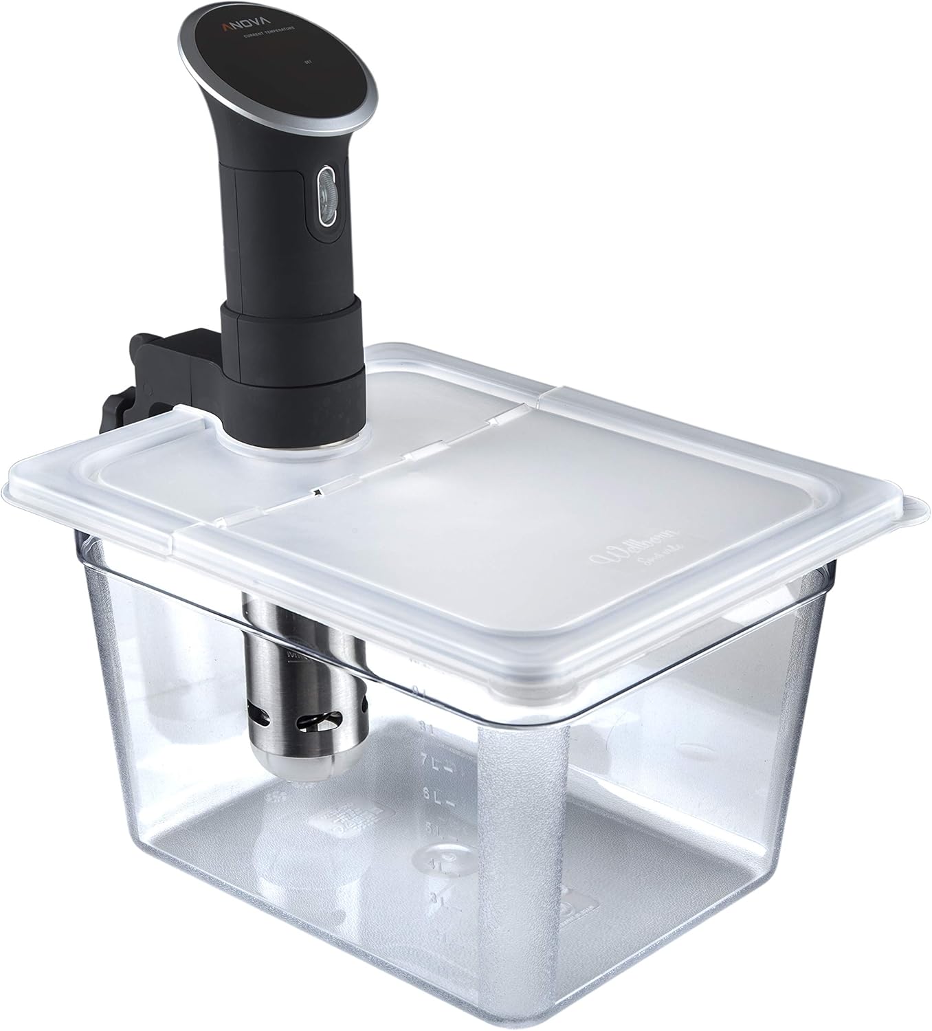 Wellborn Sous Vide Container with Lid, 12 qt. Heat