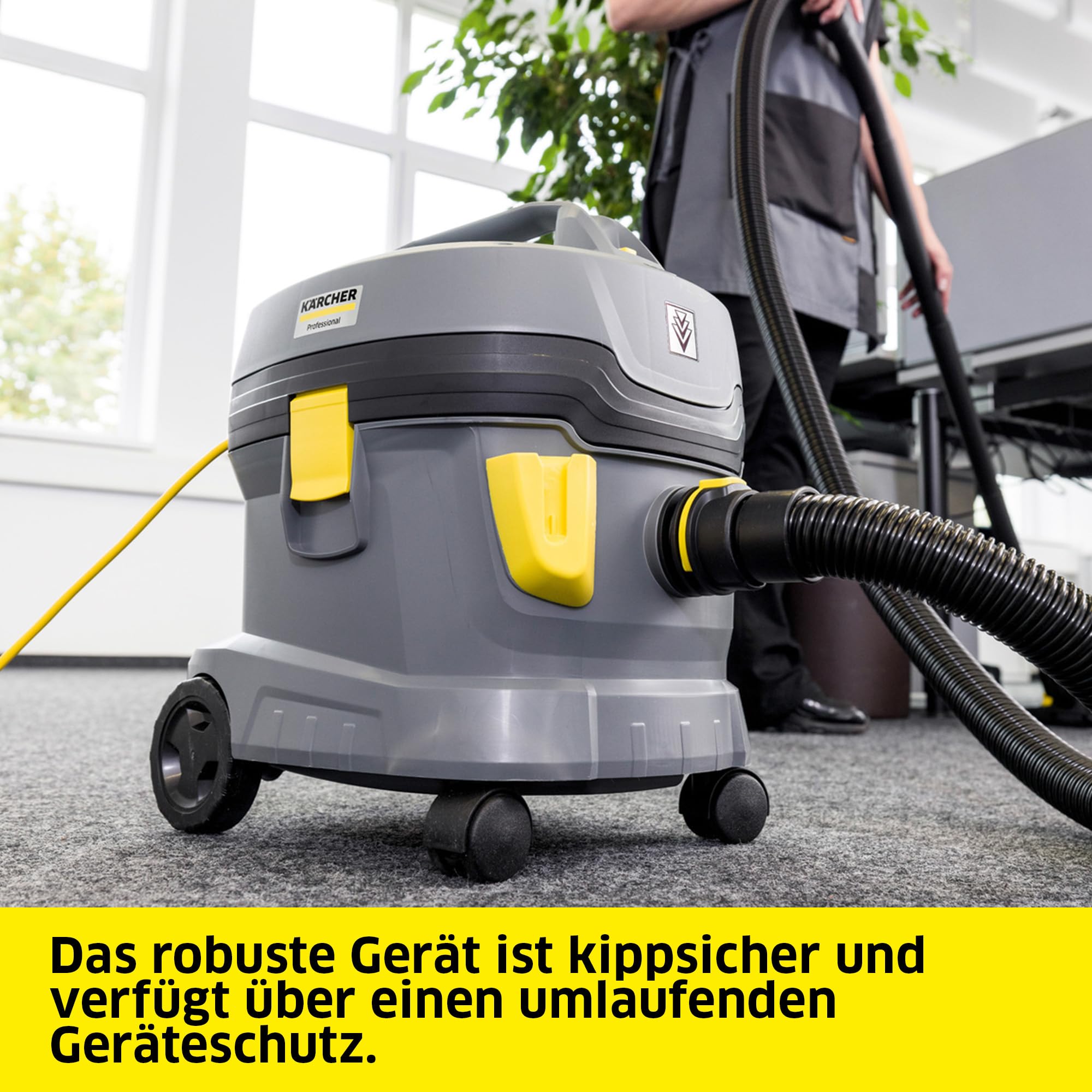 KÄRCHER Sauger T 11/1 Classic, 11 l, 850 W, 61 dB(A), 3,9 kg, 7,5 m, Permanent-Filterkorb