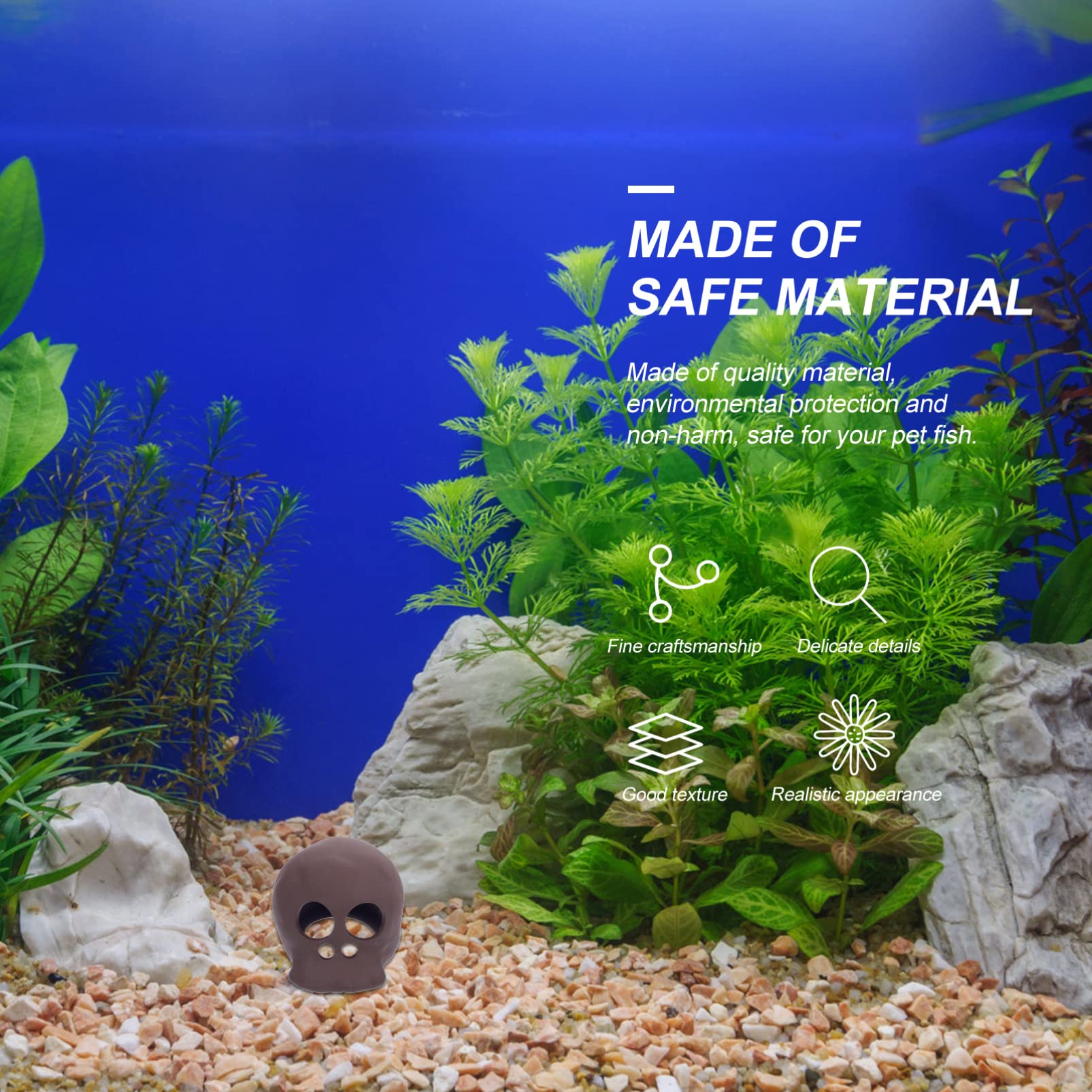 Aquarium Schuilgrot Resin voor Vissen en Garnalen