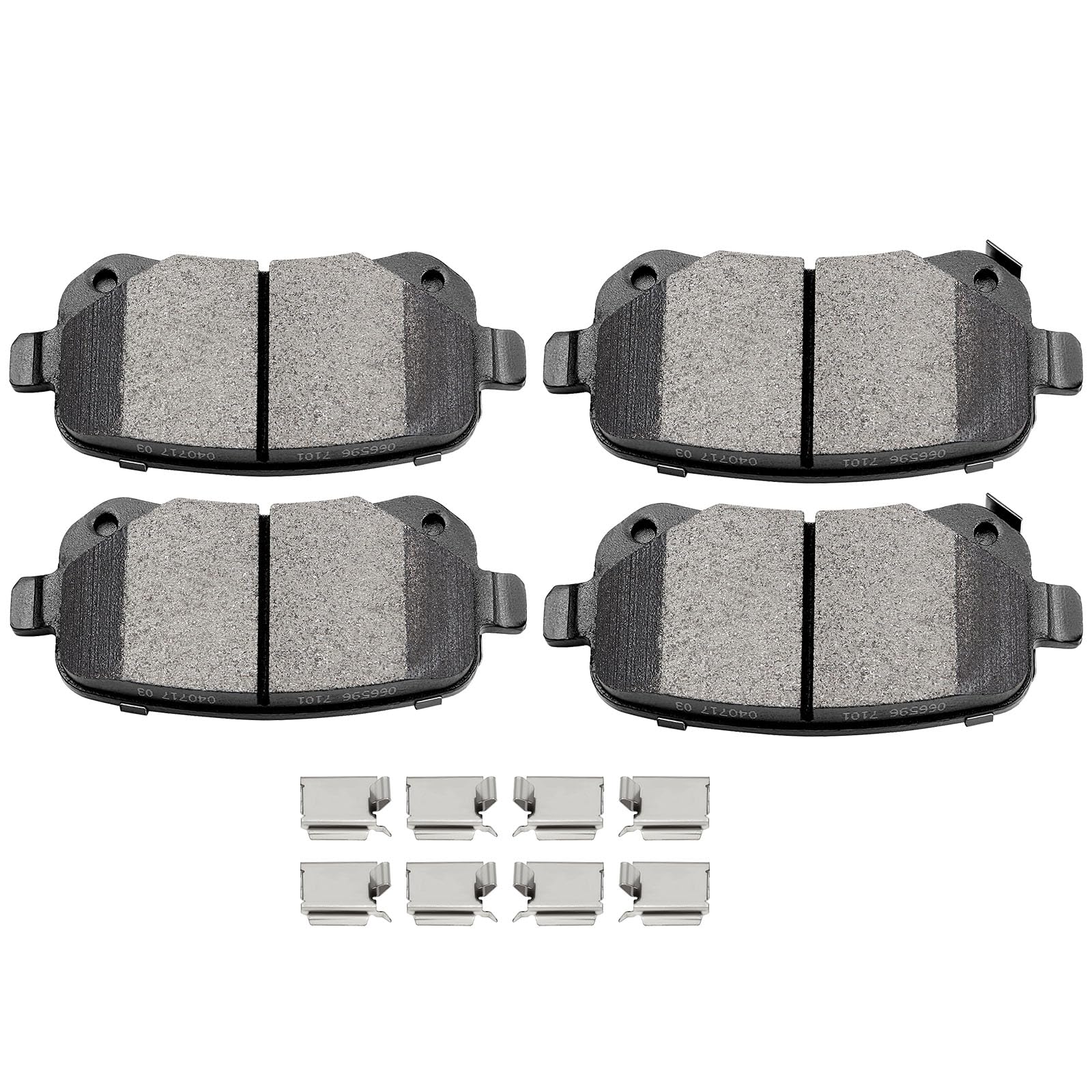 SCITOO D1326 Rear Ceramic Brake Pads Sets Fit For Chrysler Town &amp; Country 2008-2012,For Dodge Grand Caravan 2008-2012,For Dodge Journey 2009-2012,For Volkswagen For Routan 2009-2012