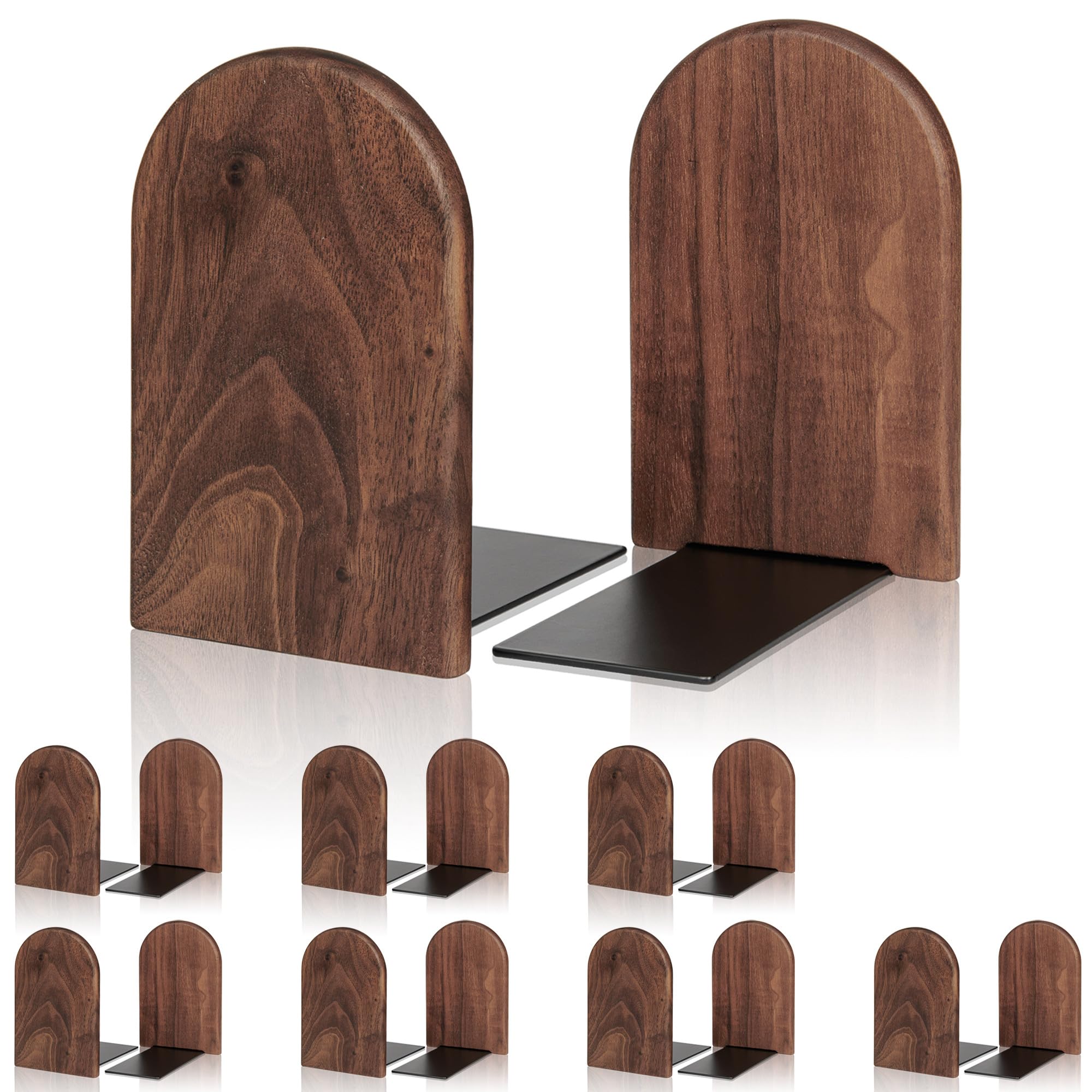 Book Ends,Bookends Wood Book Ends Universal Economy Bookend (8, Medium)