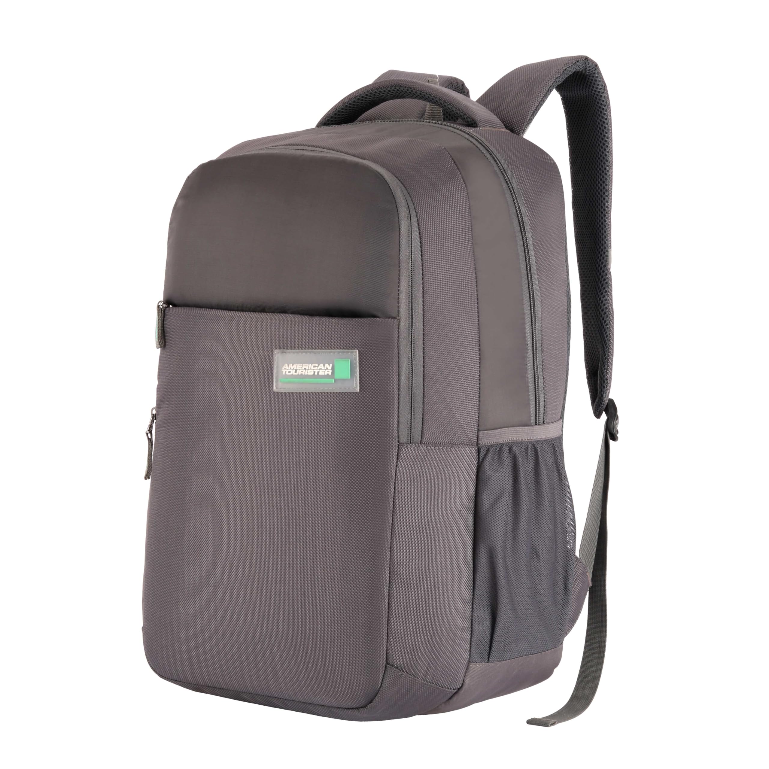 Trot | 32 Ltrs | 3 Compartments | Bottle Pocket | Ergonomic Padded Back Panel & Shoulder Straps | Laptop Backpack | 1 Year International Warranty | Grey-image-4