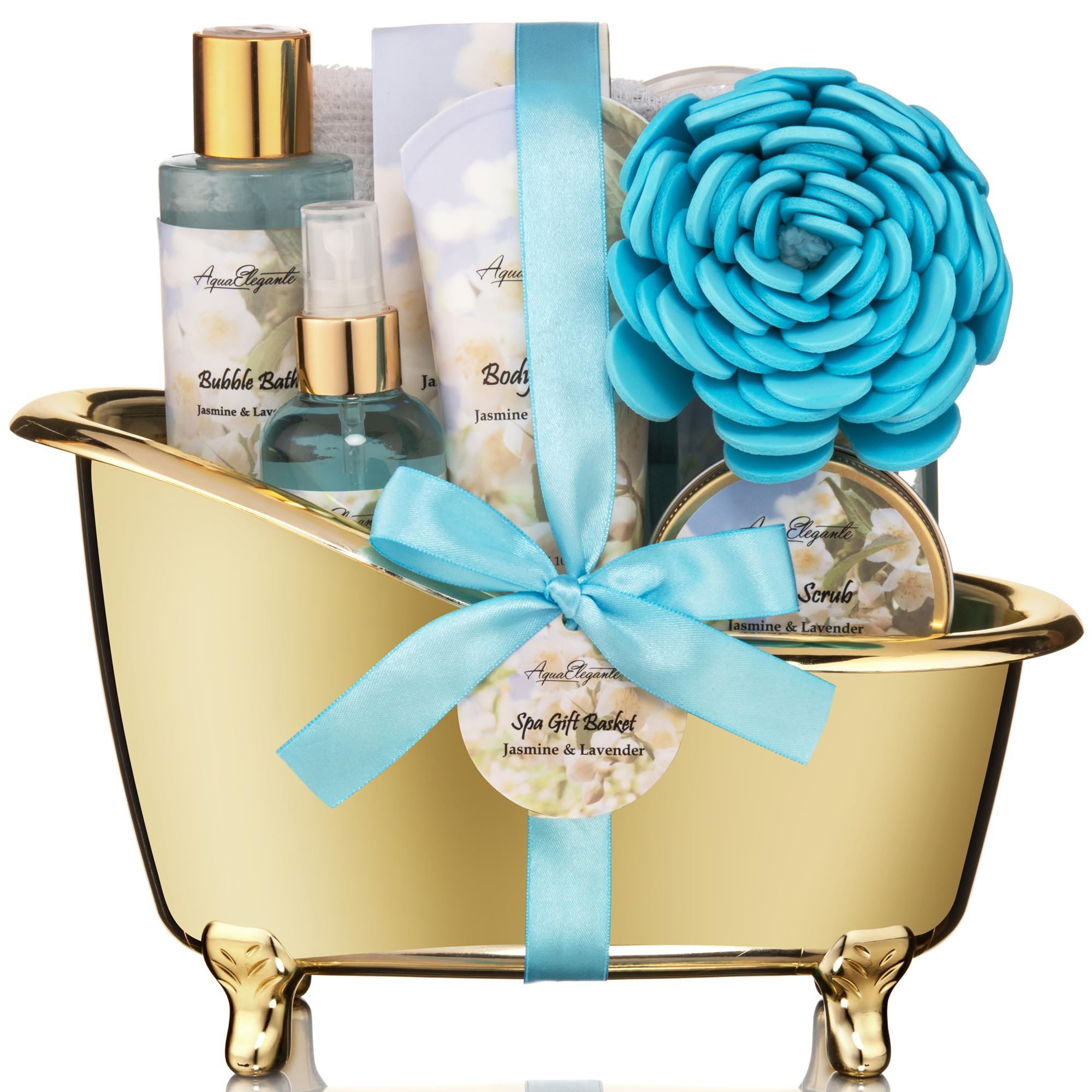 Aqua Elegante Jasmine Lavender Spa Basket