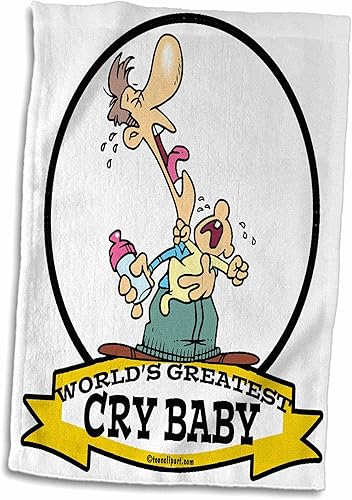 Miniatura 3 de 3dRose - Dibujos animados del bebé más grande del mundo divertido - Toalla - (twl-103094-1)