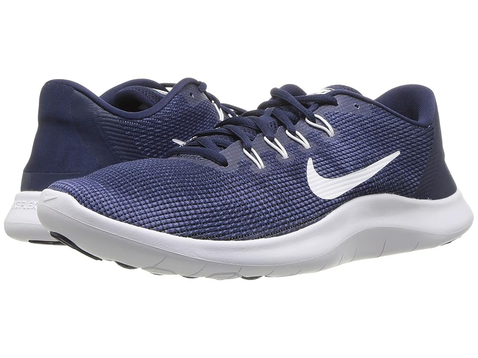 

Nike Flex RN 2018 (Midnight Navy/White/Blue Recall) Men's Running Shoes