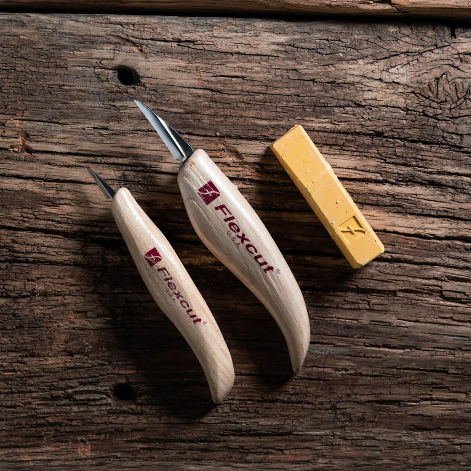 Flexcut FLEXKN300 Whittlers zestaw noży, inne, W's Kit, 2-częściowy nóż