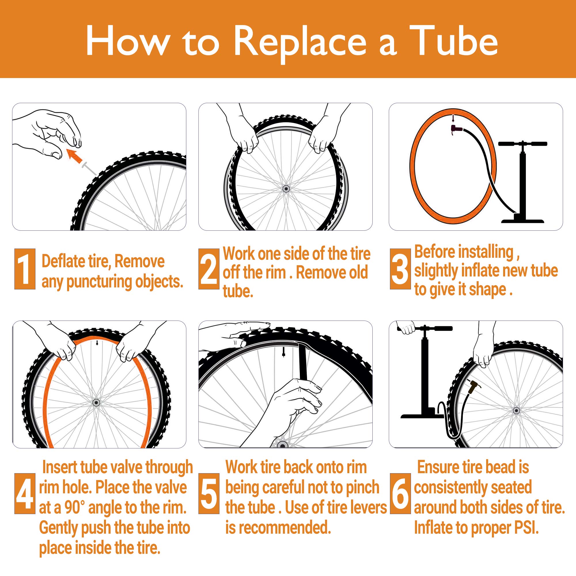 18in bike inner tube