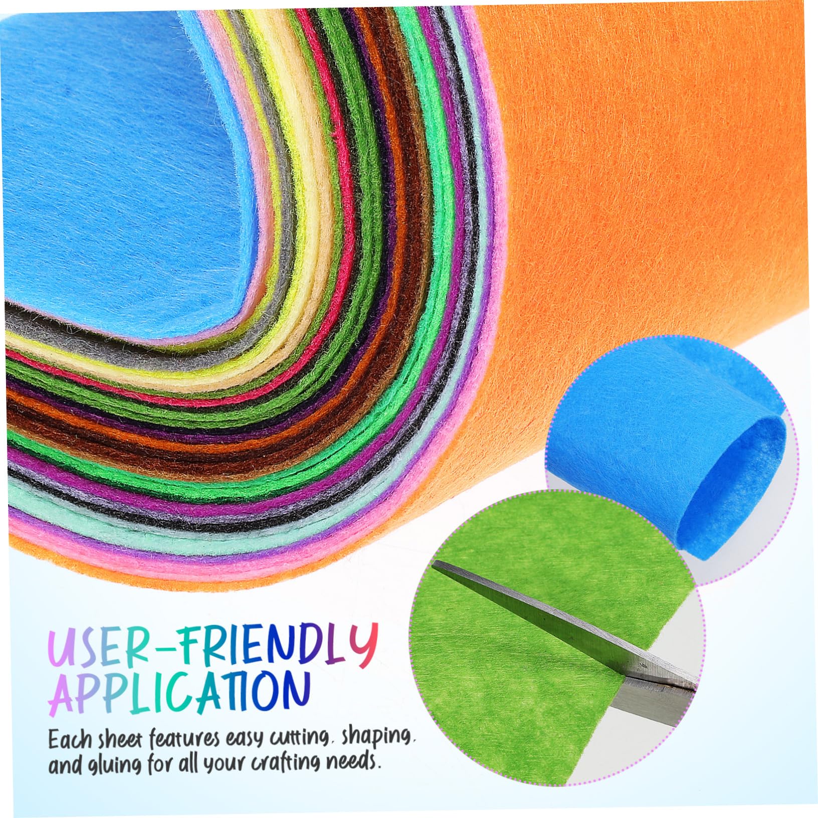 60piezas Tela De Fieltro Para Manualidades Patchwork y Decoración Del De Costura