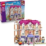 LEGO Friends Le Grand Hôtel de Heartlake City - Jouet de Construction - Maquette Miniature avec 6 Mini-Poupées, 2 Figurines d'animaux & Accessoires - Cadeau d'anniversaire pour Fille dès 9 Ans 42704 - 1