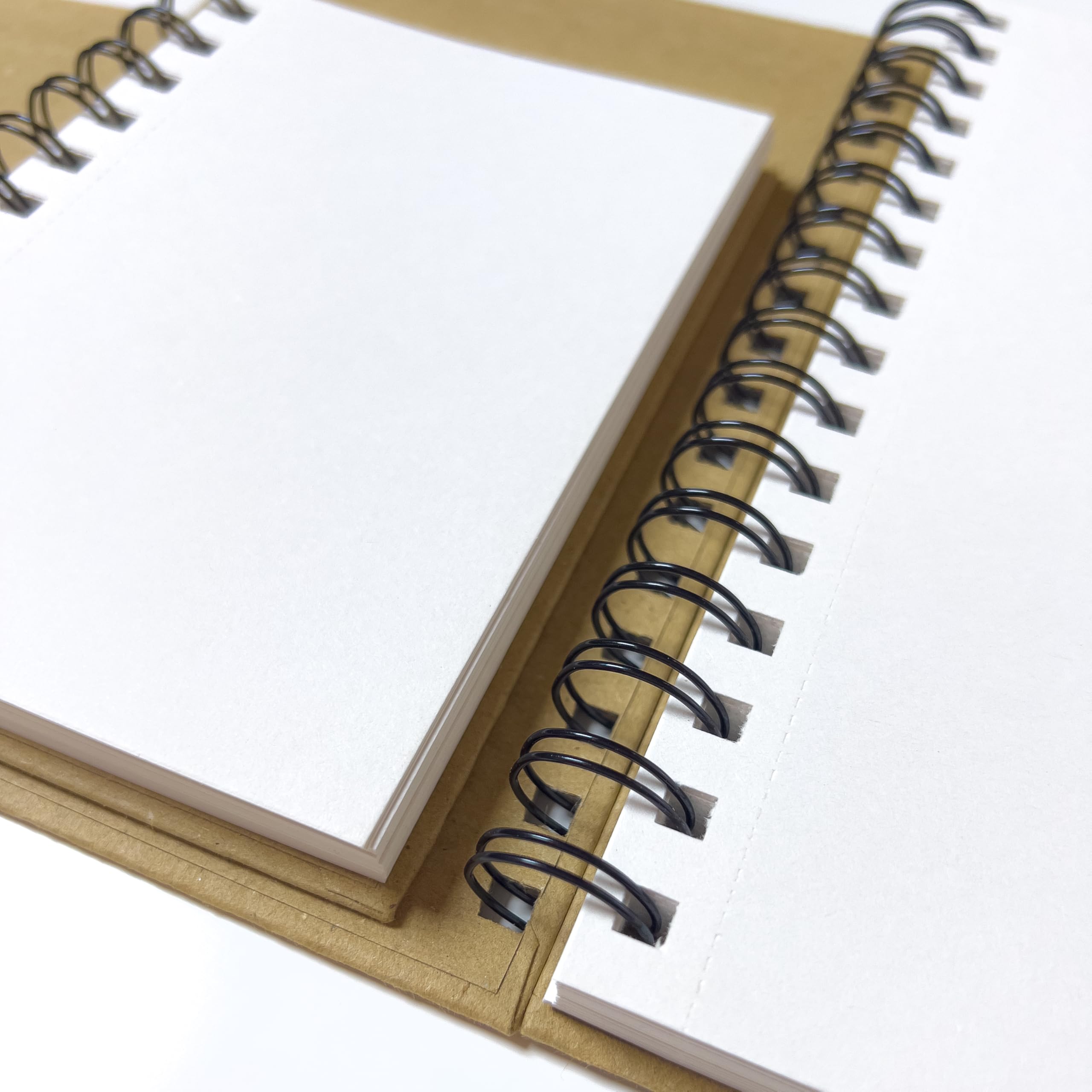 Elements A5 Wire-O Sketch Book, Kraft, Kraft A5 - Image 3