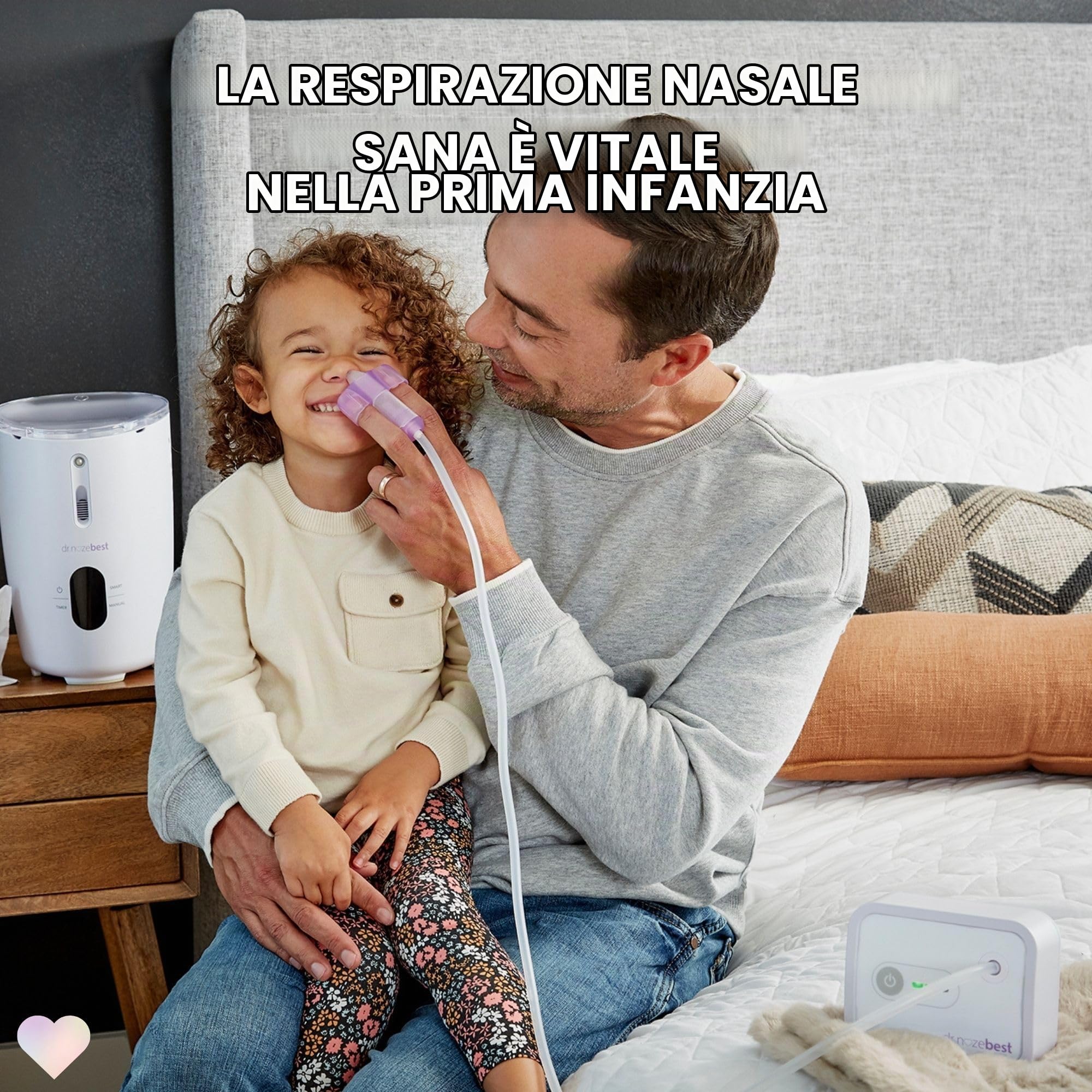 Dr. Noze Best - NozeBot | Aspiratore nasale elettrico | Aspirazione di grado ospedaliero | Sicuro per neonati e bambini piccoli (congestione da lieve a grave - L'originale NozeBot)