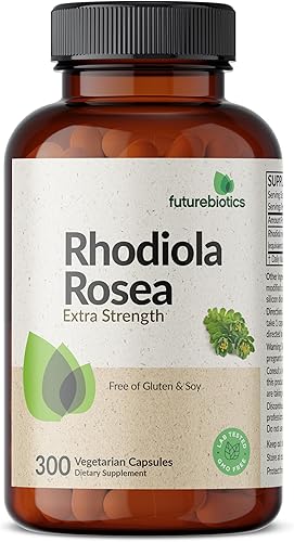 Miniatura 5 de Futurebiotics Rhodiola Rosea - Hierba adaptogénica de 1000 mg que apoya la salud cerebral, la energía, el estrés y el estado de ánimo, sin OMG, 120