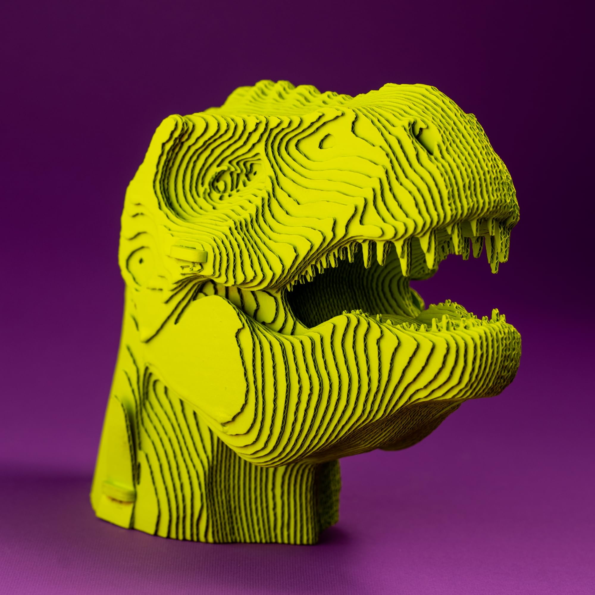 Dinosaurio T-Rex Puzzle 3D de Cartón – Maqueta para Montar