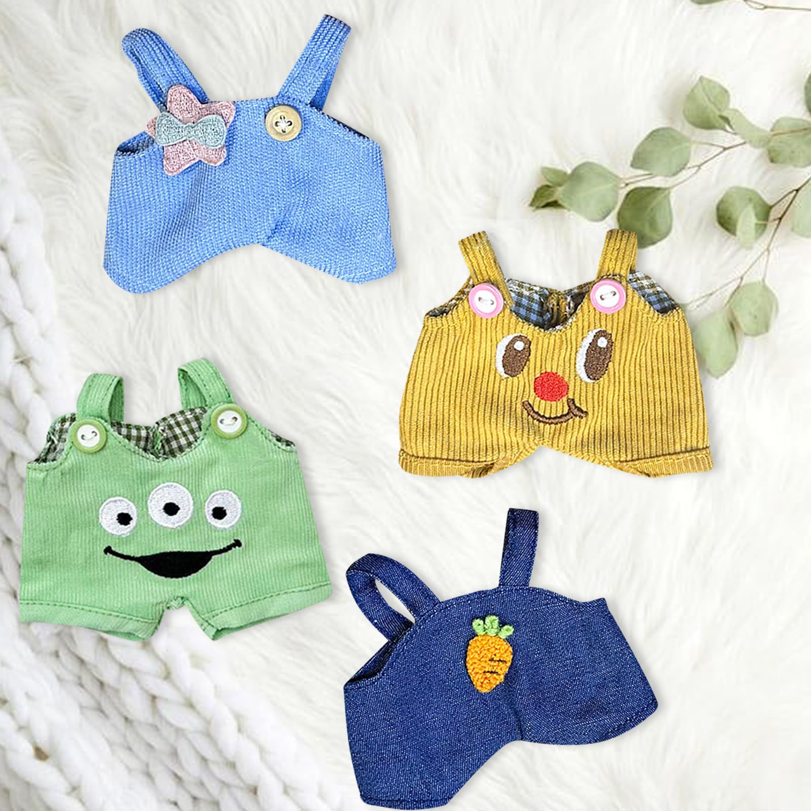 Vestiti Per Bambole 17 Cm - Set Con Abito, Cappello E Tuta Per Labubu E Bambole Collezionabili, Regalo Creativo Fai Da Te - 3