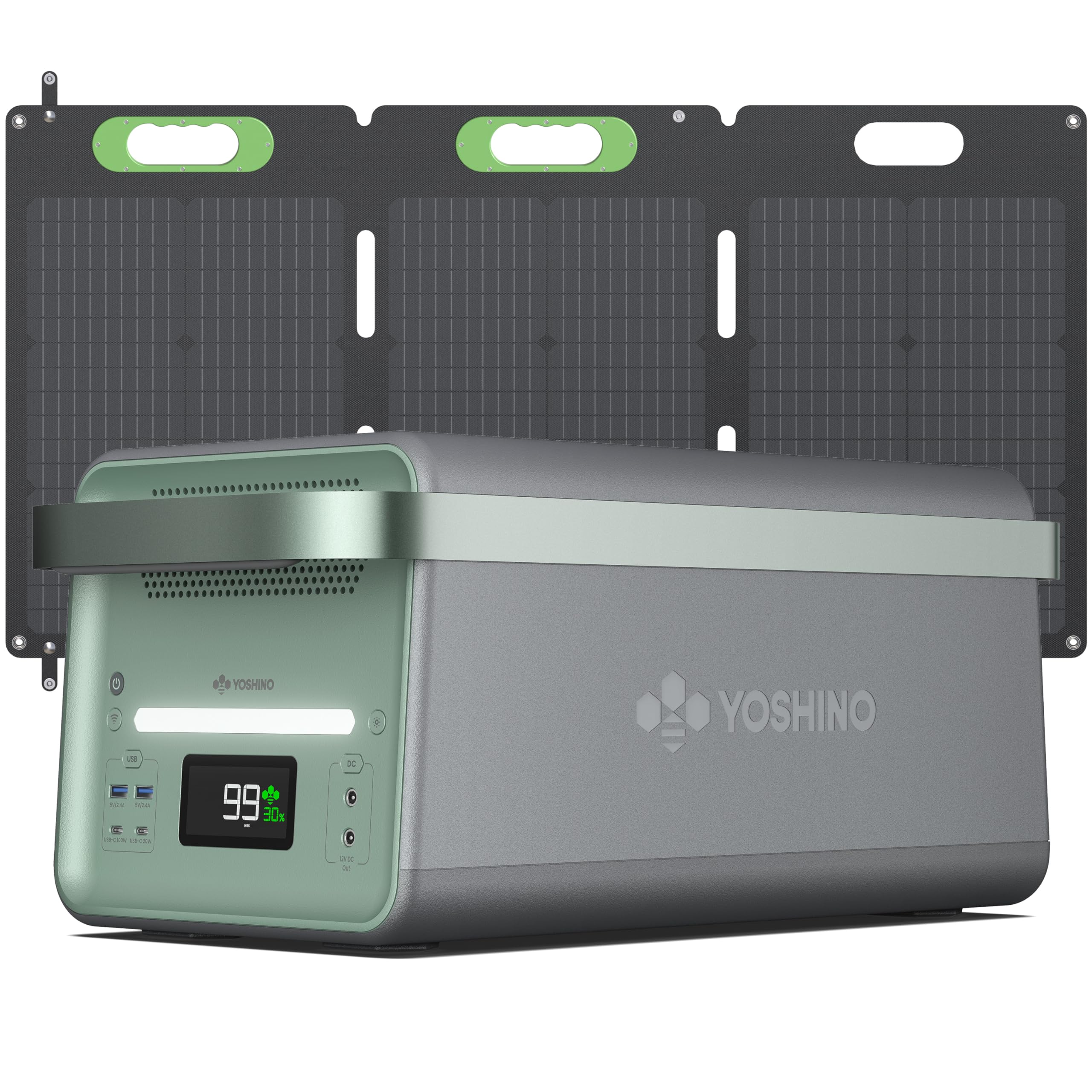 Amazon.co.jp: YOSHINO ヨシノ 固体電池 ポータブル電源 ソーラー 