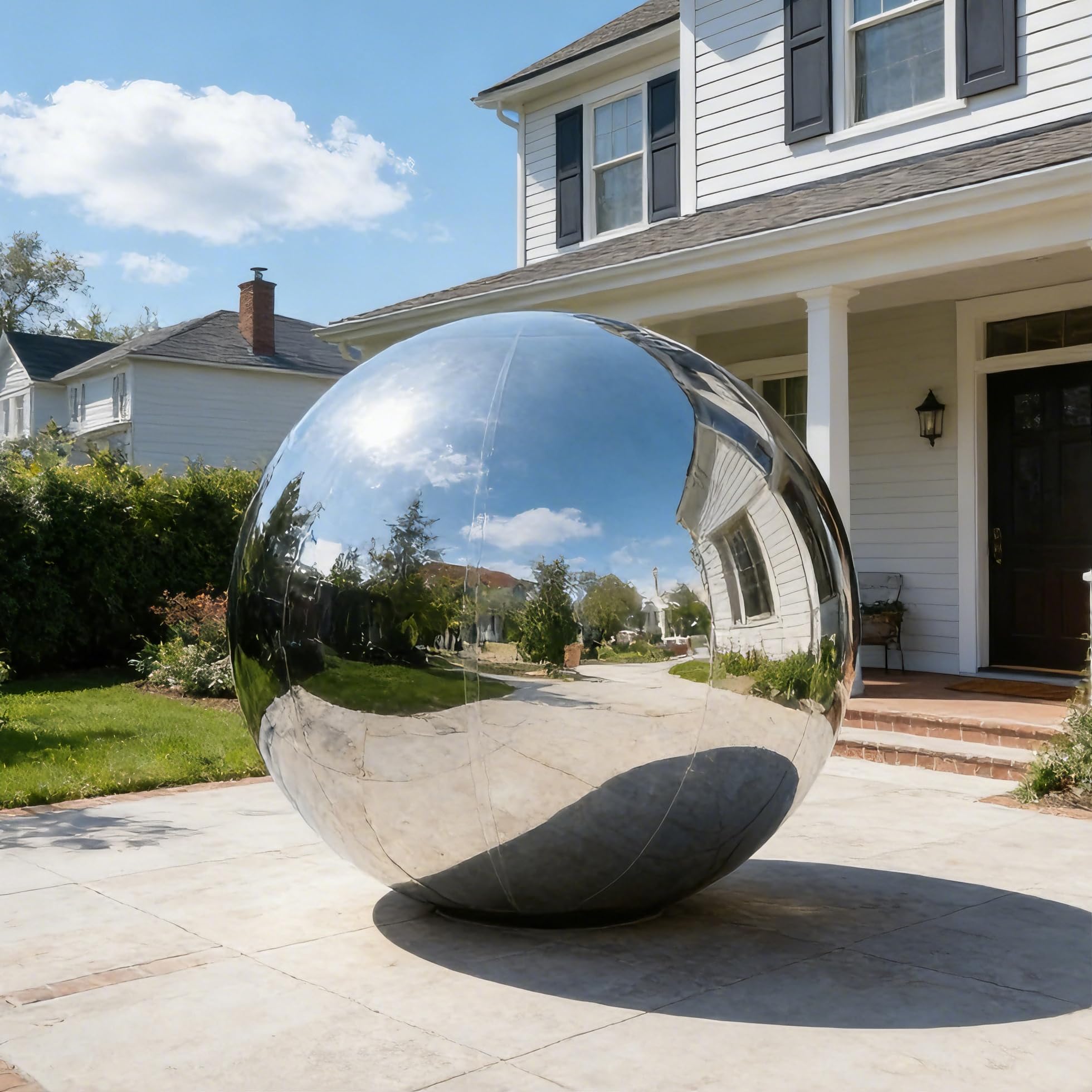Amazon.com: Silver Inflatable Mirror Ball, Big Shinny Mirror Balls