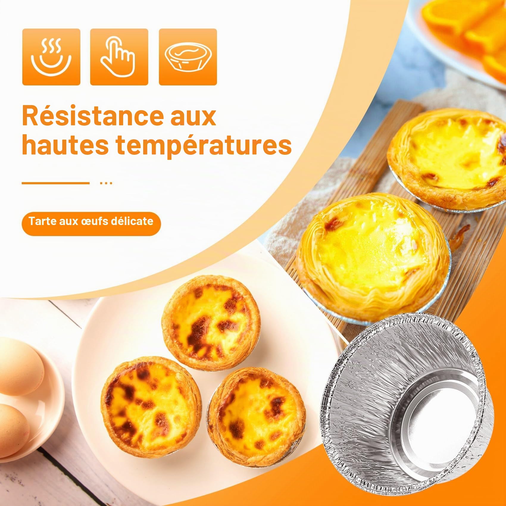 Kafei Lot de 150 ronds en aluminium pour barbecue, égouttoirs, plats à gratin en aluminium, plats à gratin jetables, pour pâtisserie, cuisine, petits récipients