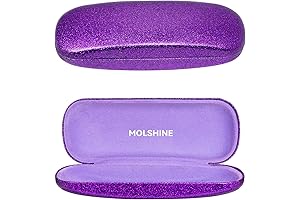 Bling Hard Shell Eyeglass Case for Women: A Shimmering Sanctuary for Your Precious Peepers