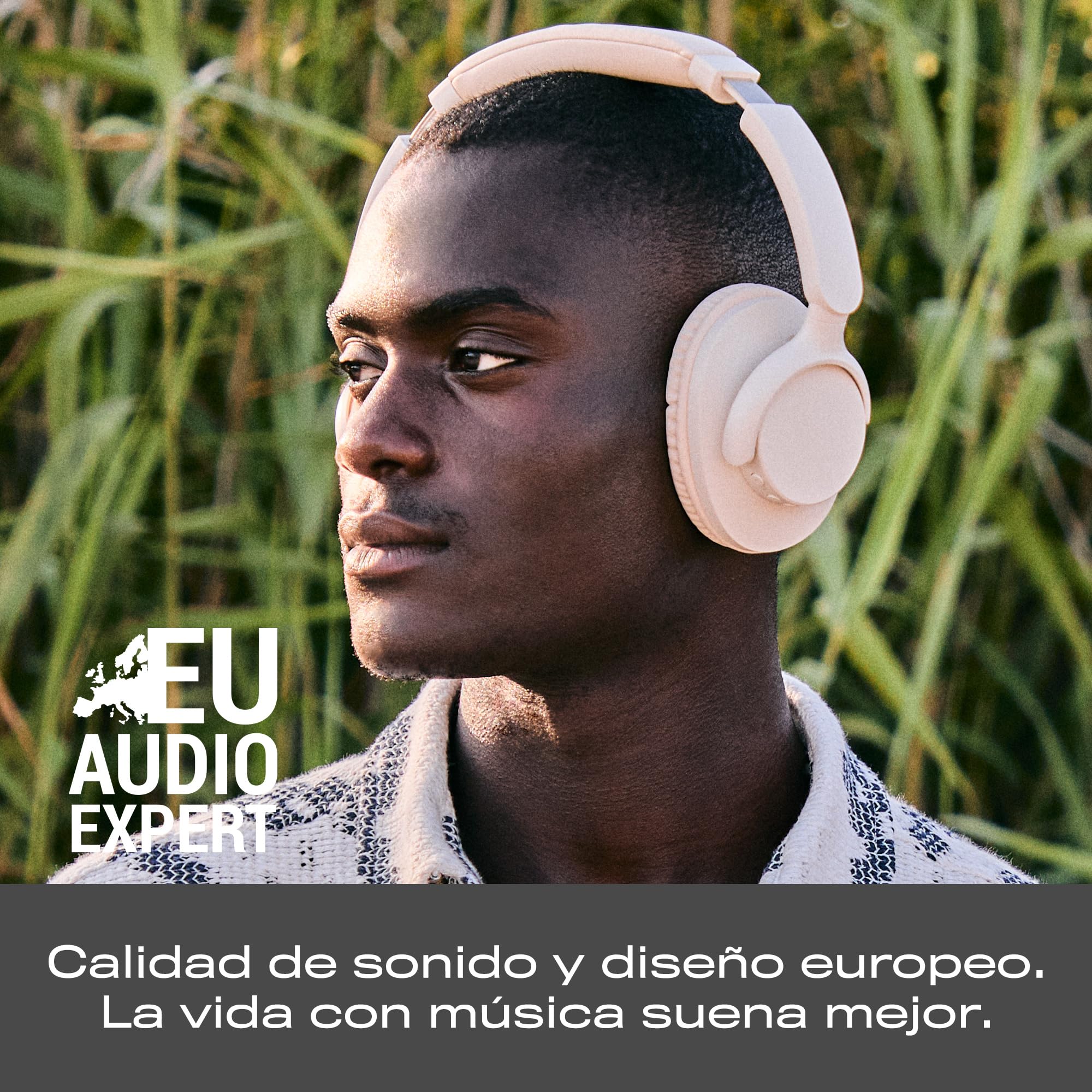 Energy Sistem RadioPlay Cuffie Bluetooth (plastica riciclata GRS, Bluetooth 5.4, 20 ore di batteria, archetto regolabile, design pieghevole, radio FM, micro SD MP3 Player, assistente vocale)