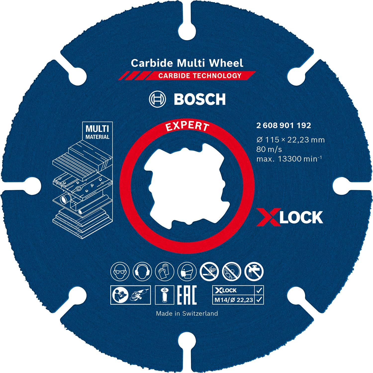 Amazon.com: Bosch Professional 1x Expert Carbide Multi Wheel X