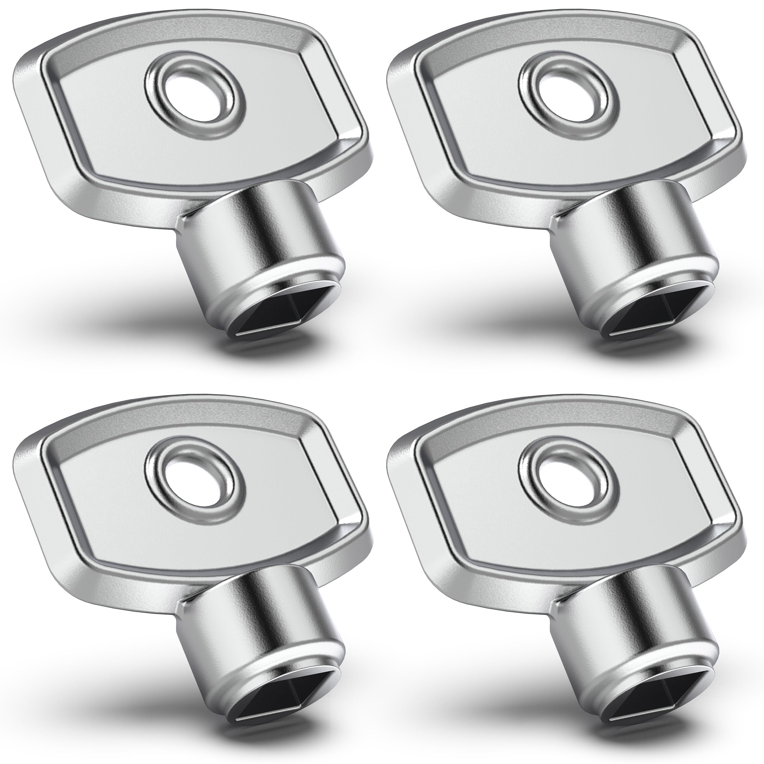 VARIOSAN Heizkörper Entlüftungsschlüssel 13965, 4 Stück, 5 mm, universal für jede Heizung