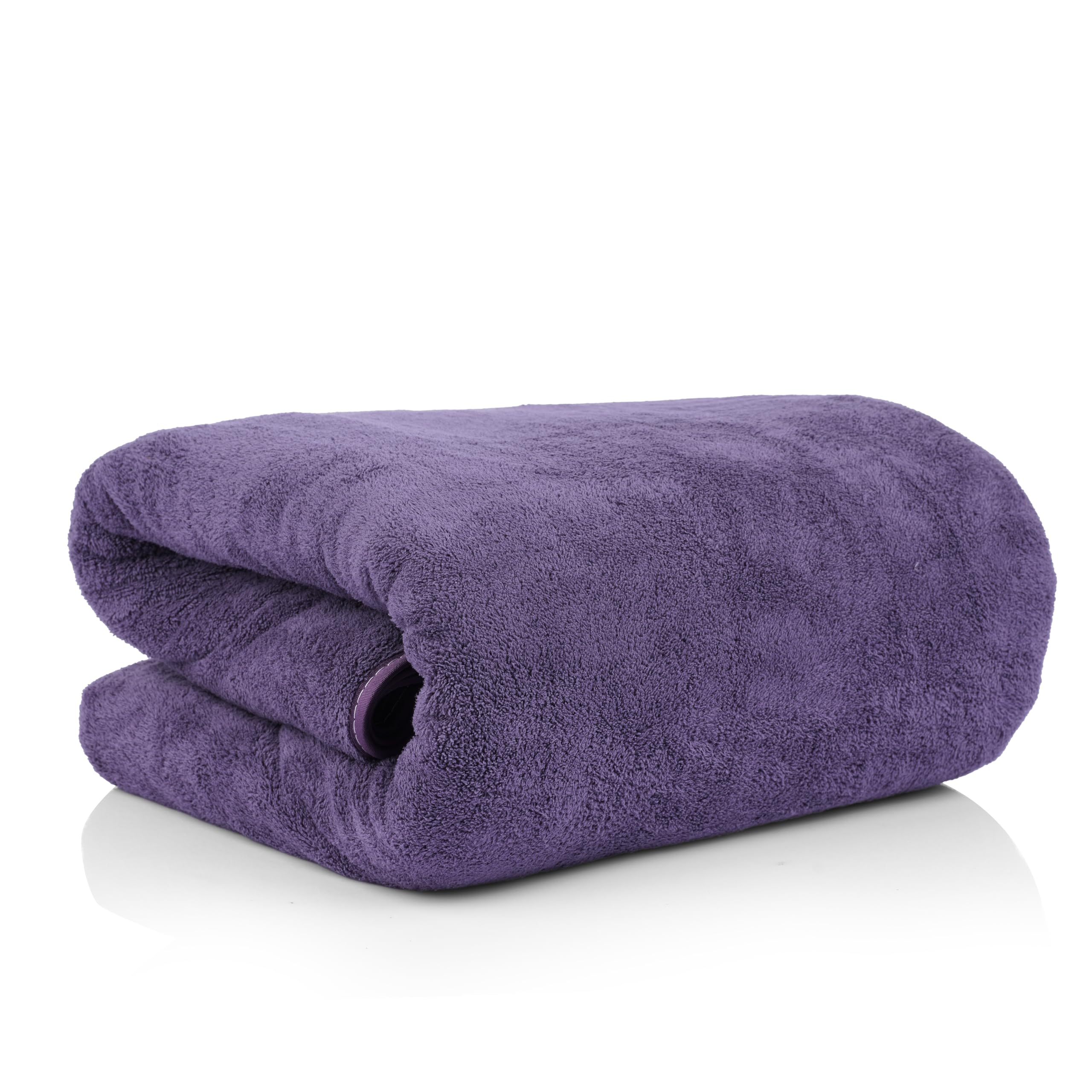 Glivary Microfiber Large Bath Towels Extra Soft Plush & Quick Dry High Absorbency Large Size Towels for Bathing(70 * 140 cm) (Dark Purple)