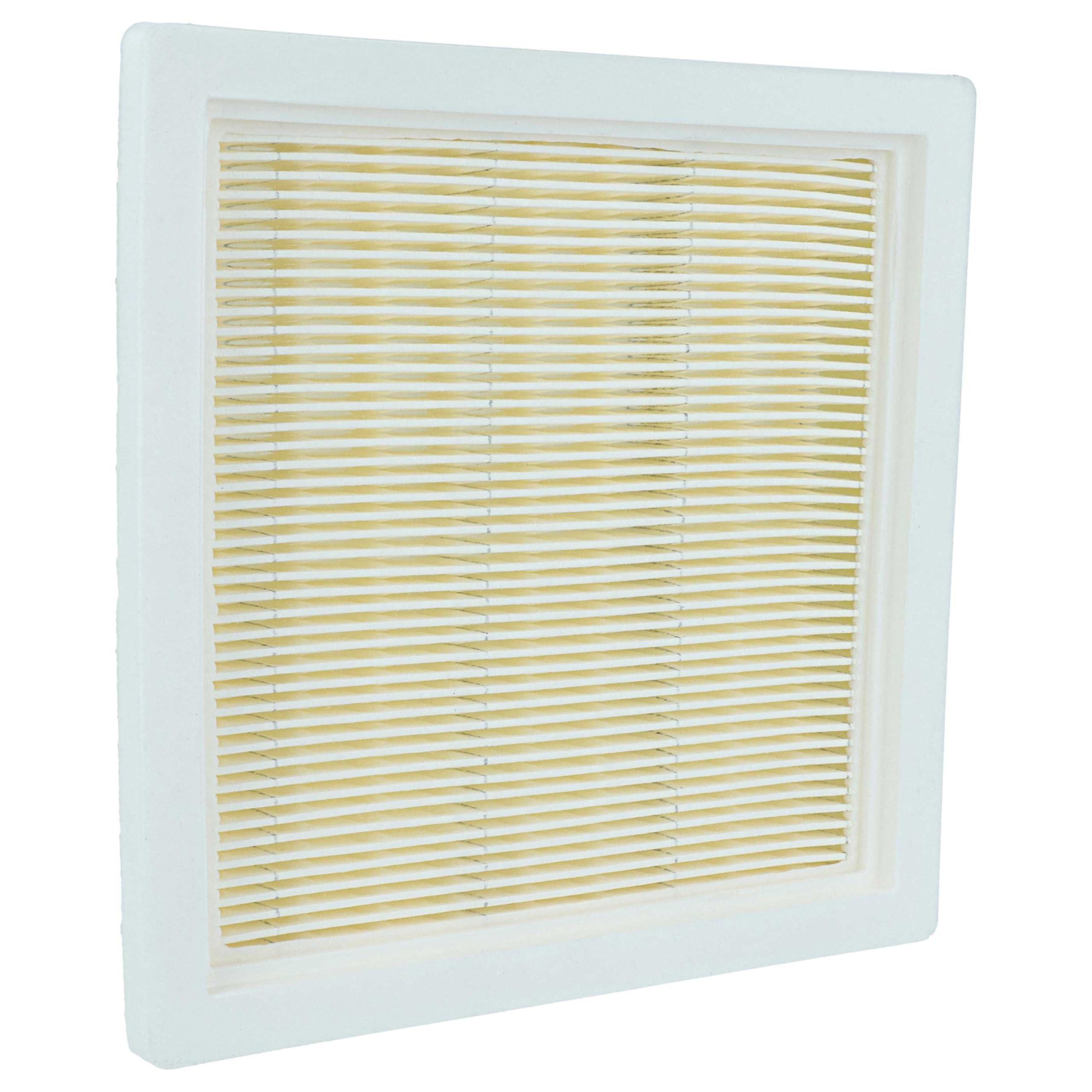 vhbw 3x Filtro plisado plano compatible con Bosch AdvancedVac 18V-8 aspiradora - Elemento filtrante