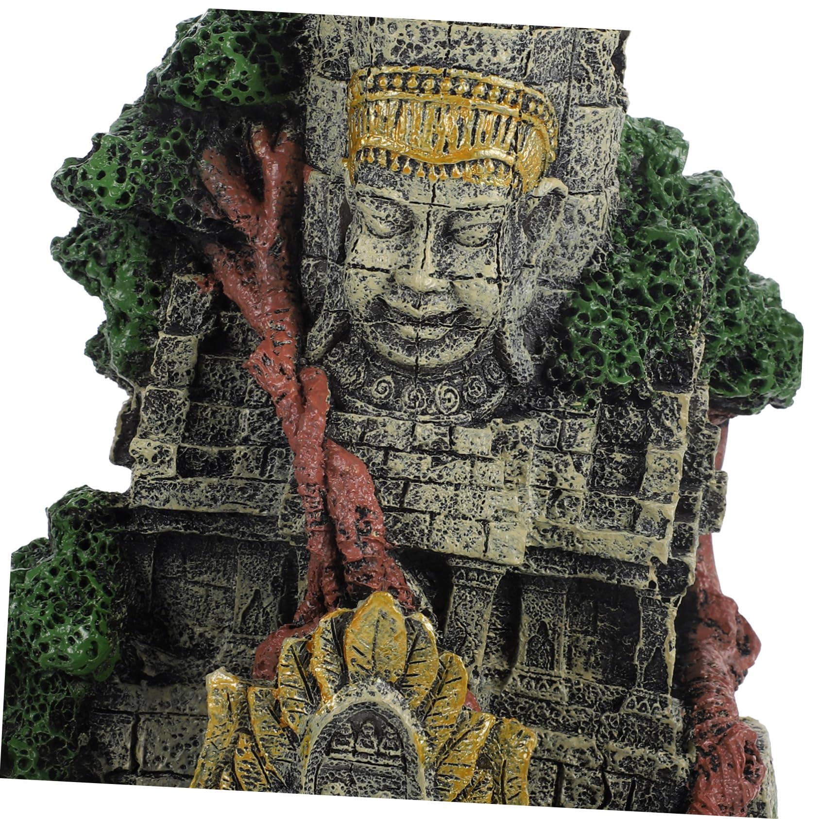 Toyvian 1pezzi Resin Temple Aquarium Decoration per Simulazione Antica per per Decorazioni e Acquatici