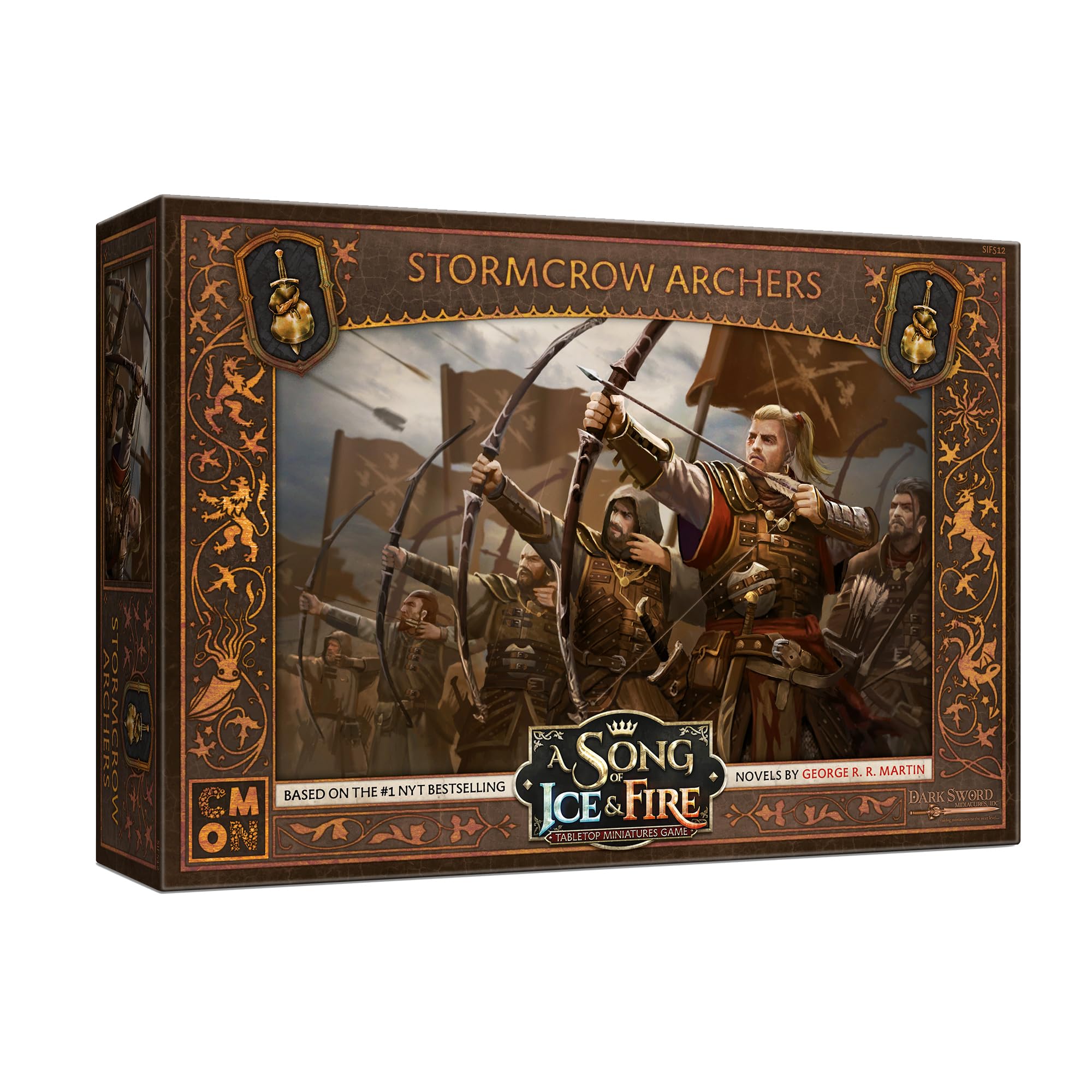 CMON Asmodee A Song of Ice & Fire - Archers of Storm Crows | Expansion | Tabletop | 2 Players | Ages 14+ | 45+ Minutes | German | Multilingual