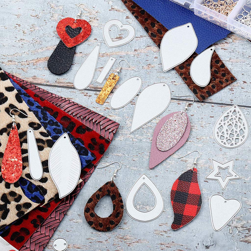 Sizzix Earring 20 Pcs Earring Cutting Dies Teardrop Shape Earring