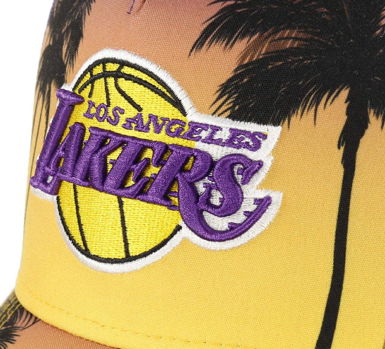 New Era NBA Regulowana czapka typu trucker do koszykówki Snapback Mesh One Size Palm Tree