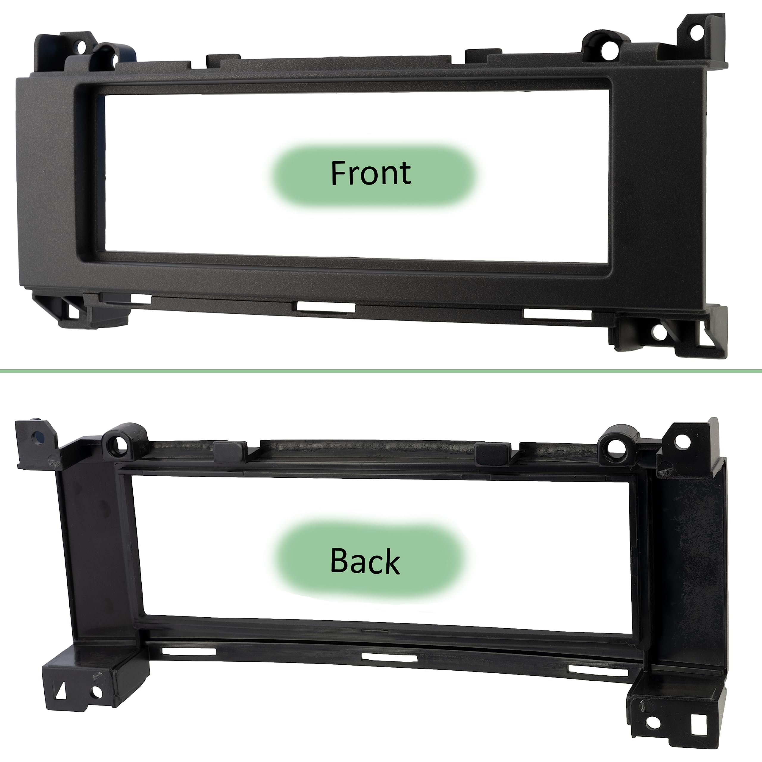 AERZETIX C21954 - Mascherina Adattatore 2 ISO Per Autoradio, Compatibile Con Mercedes Classe A (W169) E Vito - 4