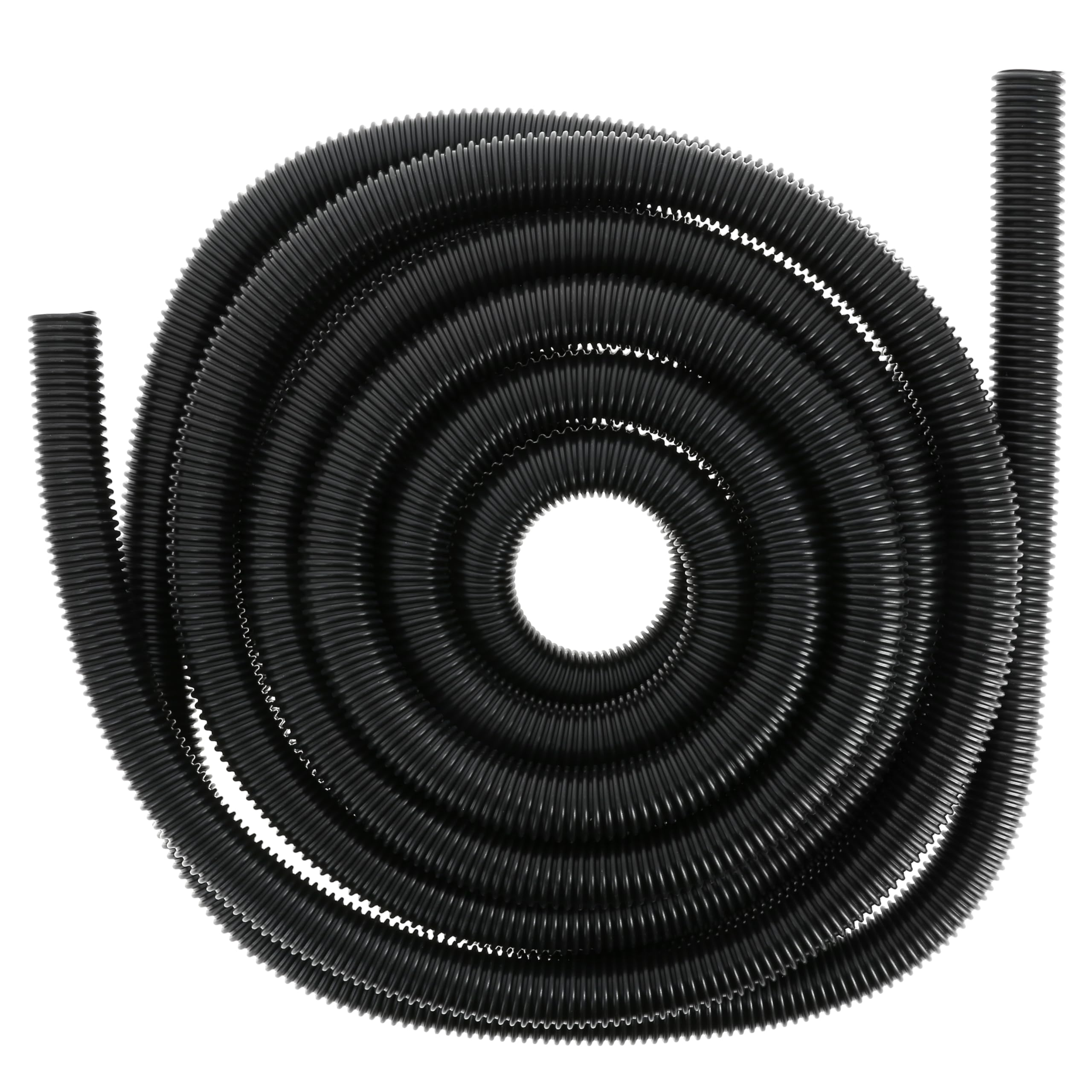 Masterpart Black Universal Crushproof Vacuum Hose, 10 Metre, Flexible Pipe Tube 32Mm, Vacuum Cleaner Hose