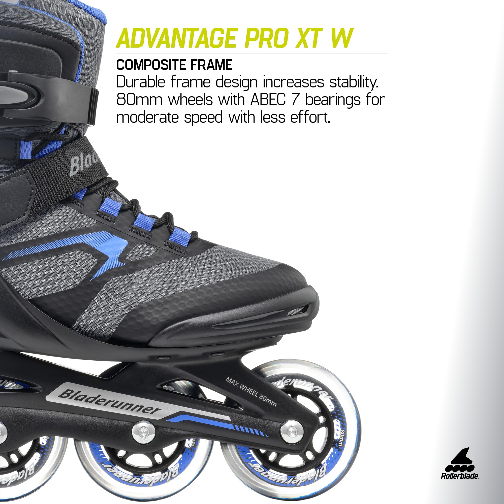 Rollerblade Bladerunner by Advantage Pro XT Women's Adult Fitness, Pink and Black Inline Skates 4 pour Femmes