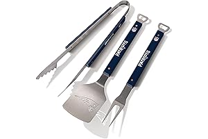 YouTheFan NFL Spirit Series 3-Piece BBQ Set: Elevate Your Grilling Experience with...
