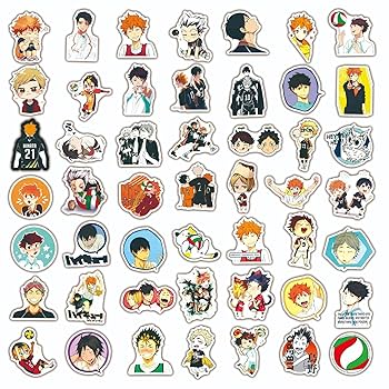 Amazon.co.jp: 100枚 ハイキュー ステッカー セット 漫画ご褒美