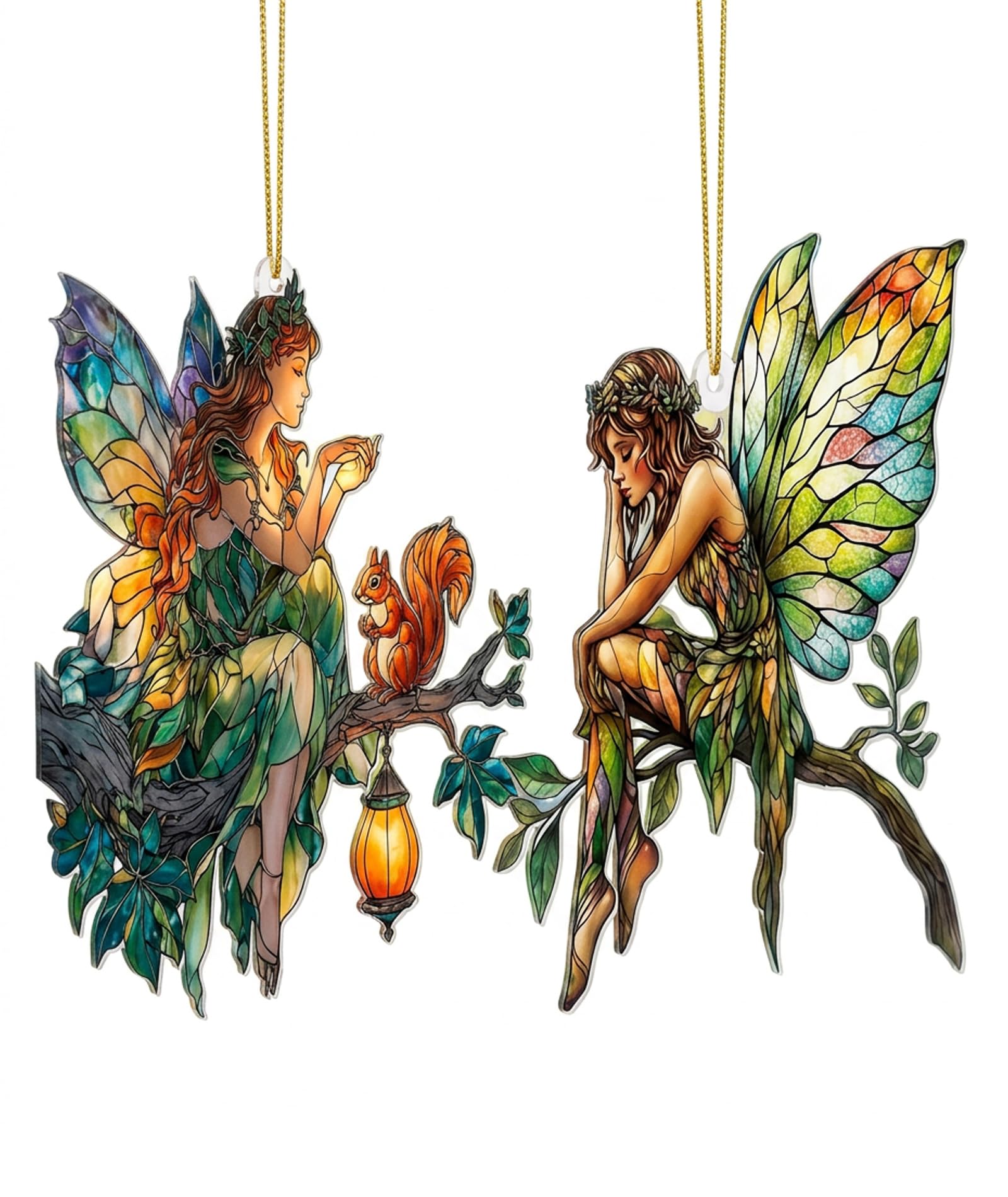2 PCS Sun Catcher, Colorful Acrylic Ornaments for Window Decor, Two Pieces Set with Reflective Design, Ideal for Indoor and Outdoor Spaces, Lightweight and Durable Construction-image-26