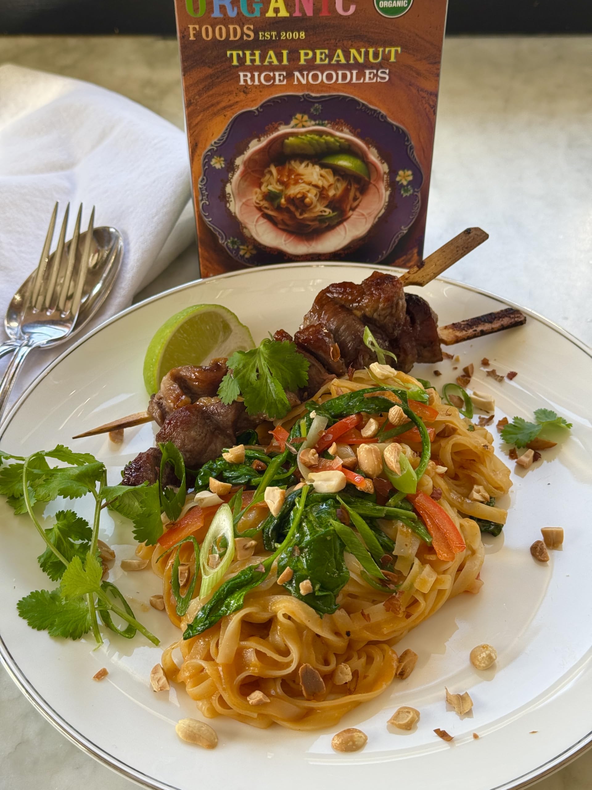 Thai Peanut Sauce Noodle Kit ORGANIC