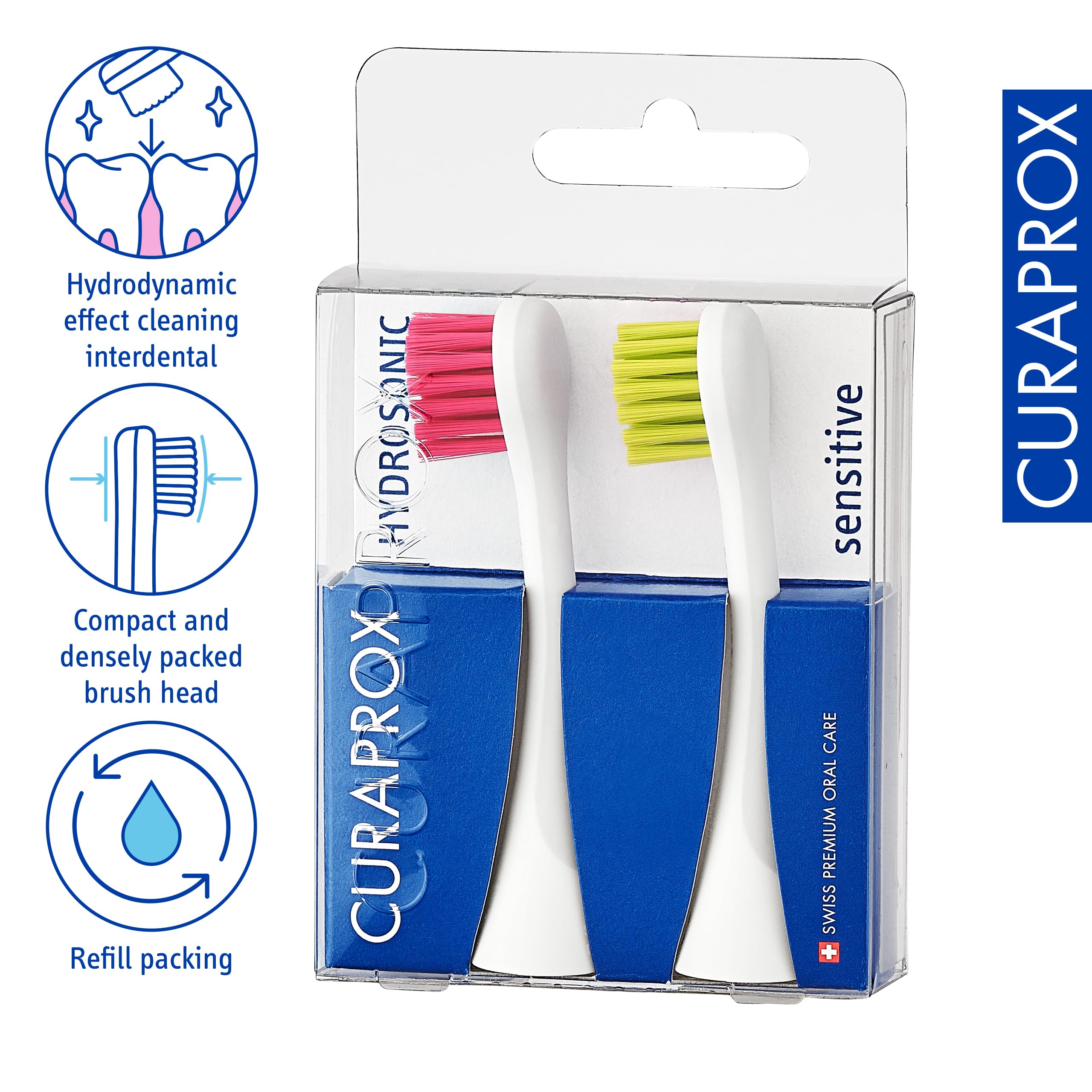 CURAPROX HYDROSONIC EASY 本体&替えブラシ2本 Amazon.co.jp: クラプロックス (CURAPROX) 音波式電動ハブラシ