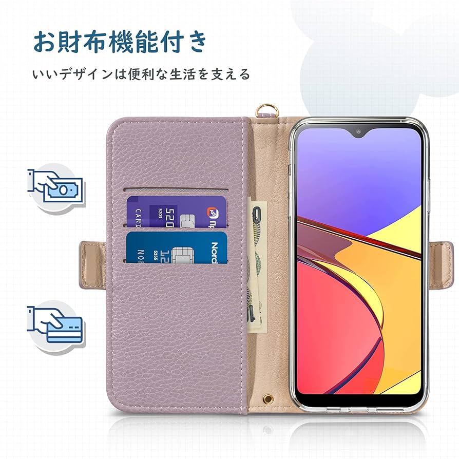 Amazon.co.jp: Galaxy A21/A20 ケース 手帳型 かわいい デザイン