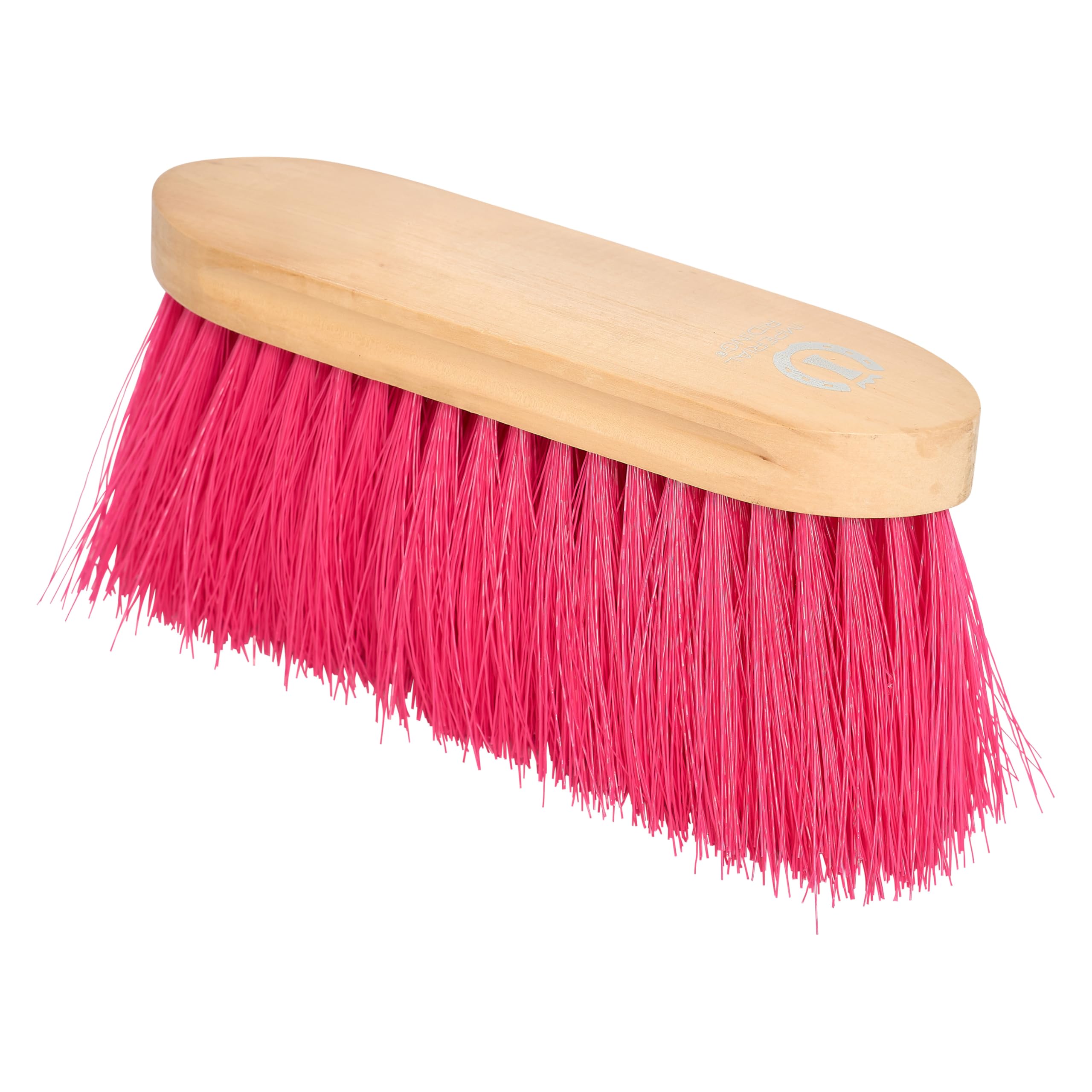 Imperial Riding Long Bristle Wooden Horse Dandy Brush (One Size) (Neon Pink)